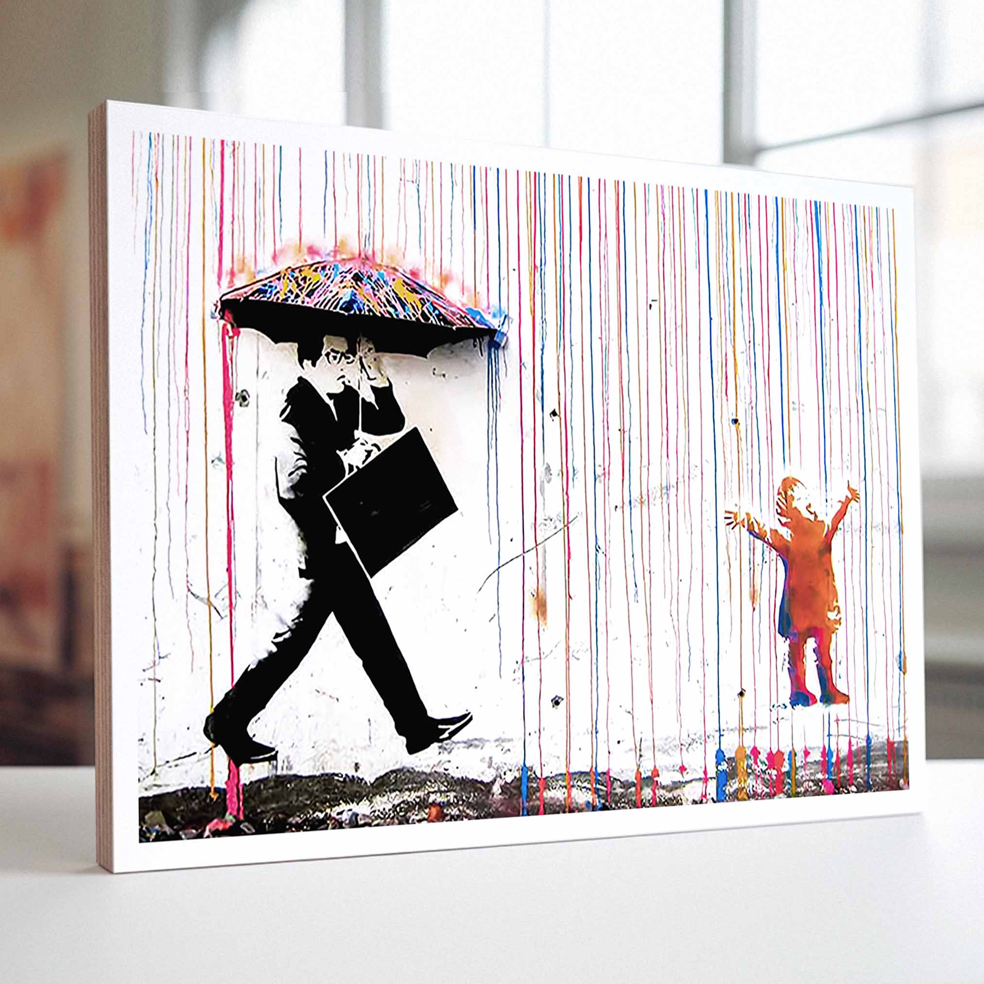 Banksy - Colored Rain