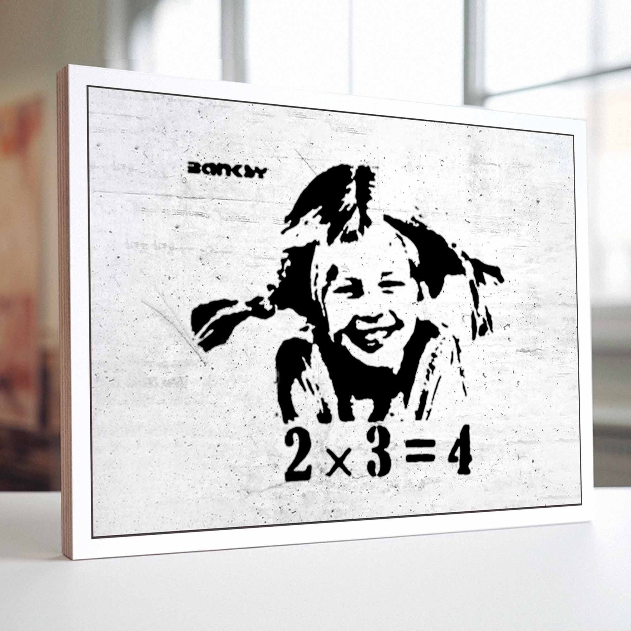 BANKSY -  Pipi Langstrumpf 2x3=4