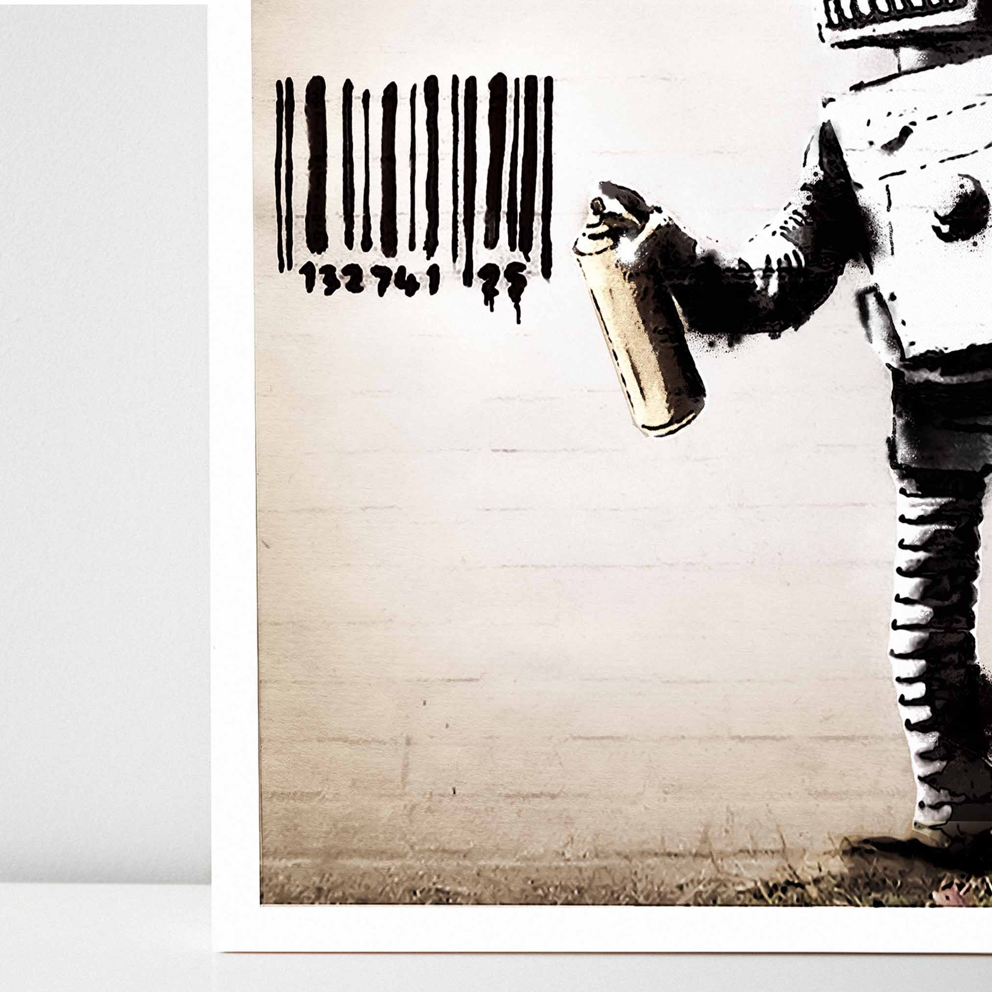 Banksy -  Barcode Robot