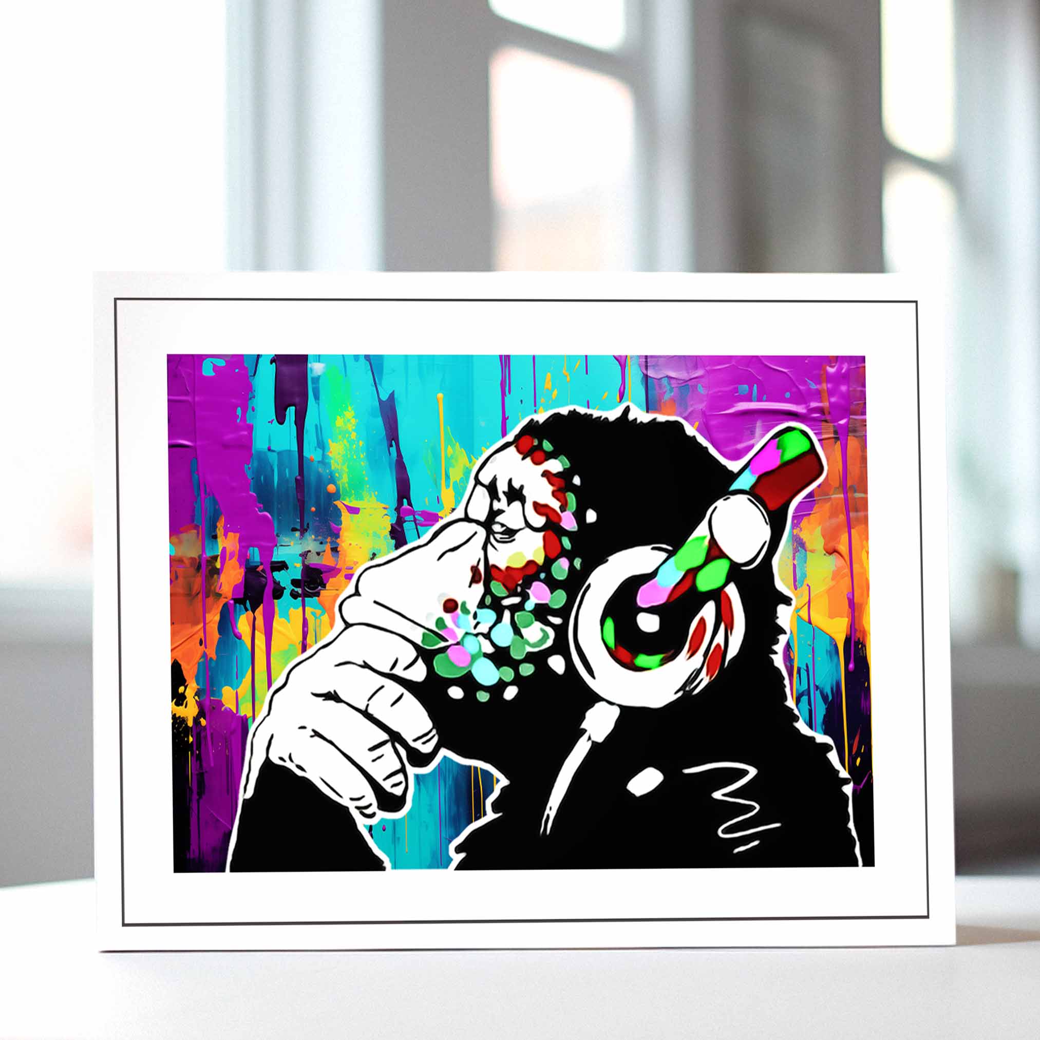 BANKSY - Thinking Ape
