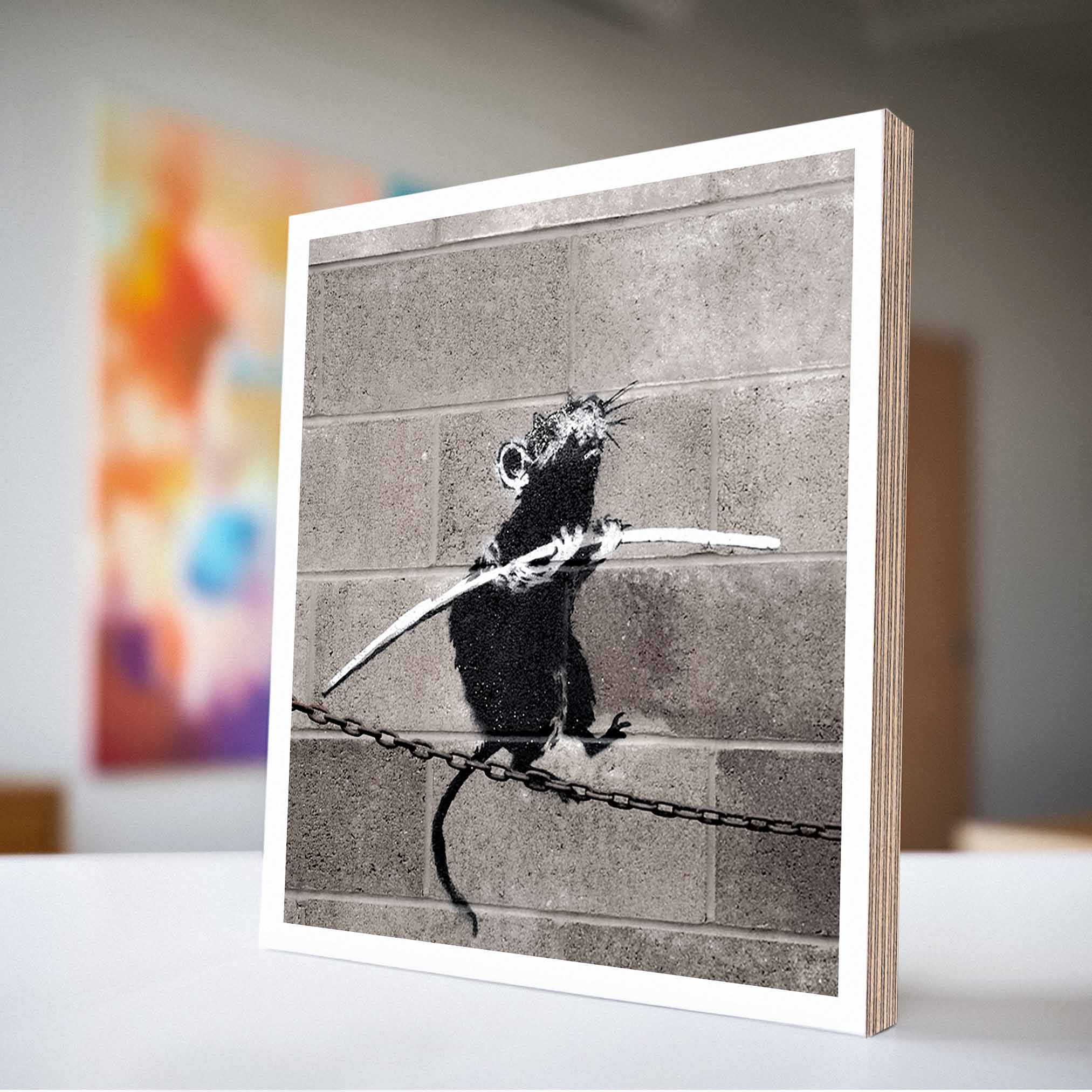 Banksy - Balancing Rat