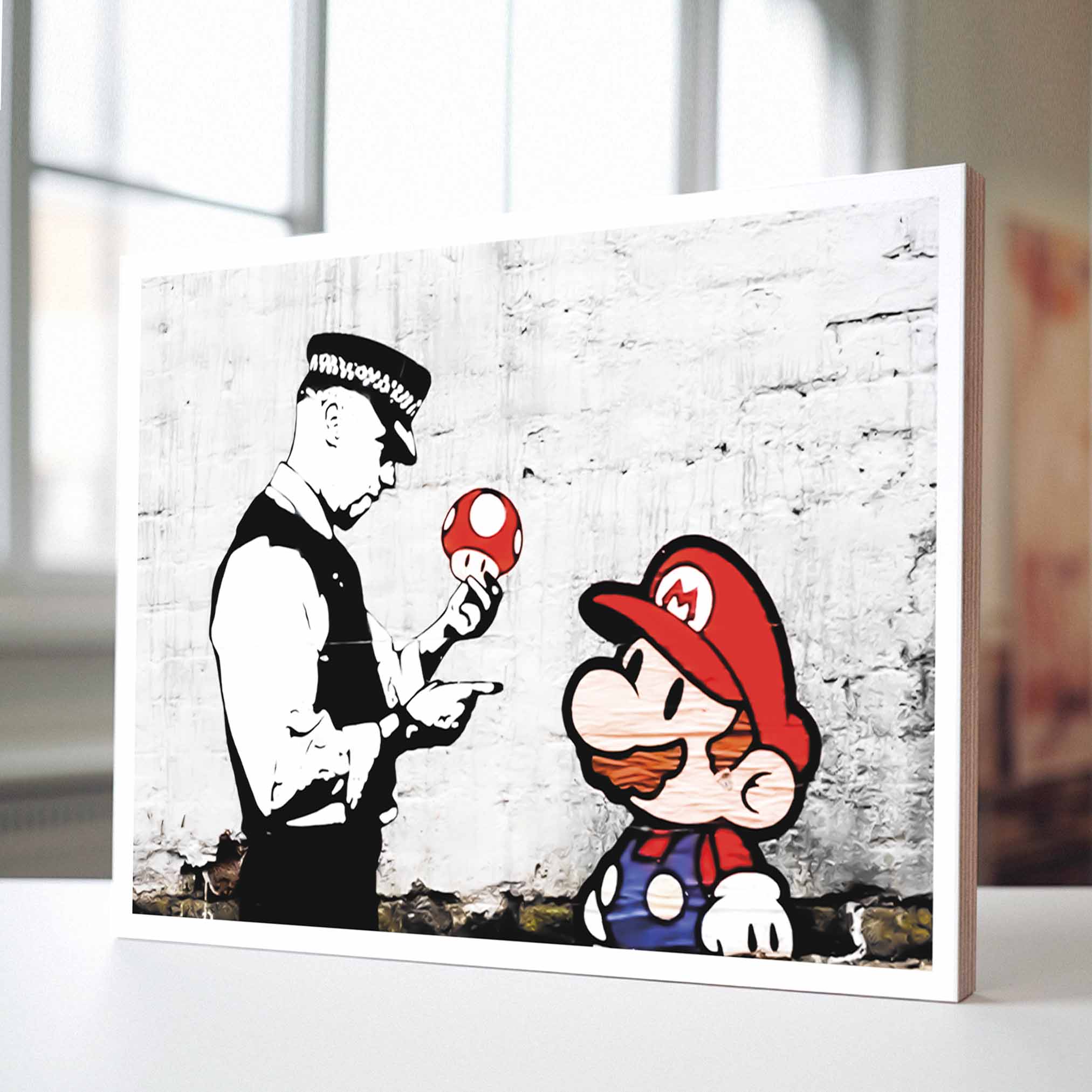 BANKSY - Super Mario Mushroom