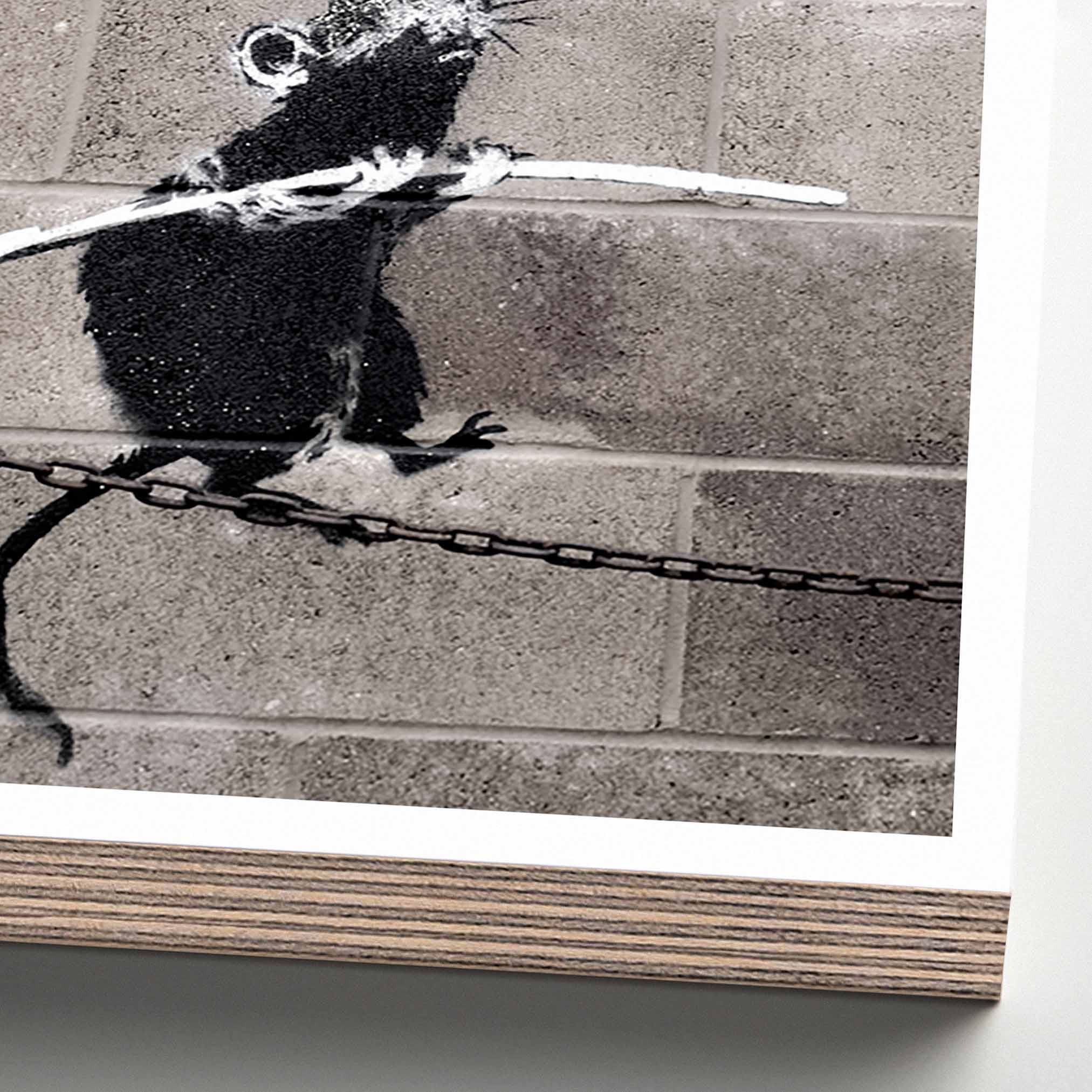 Banksy - Balancing Rat