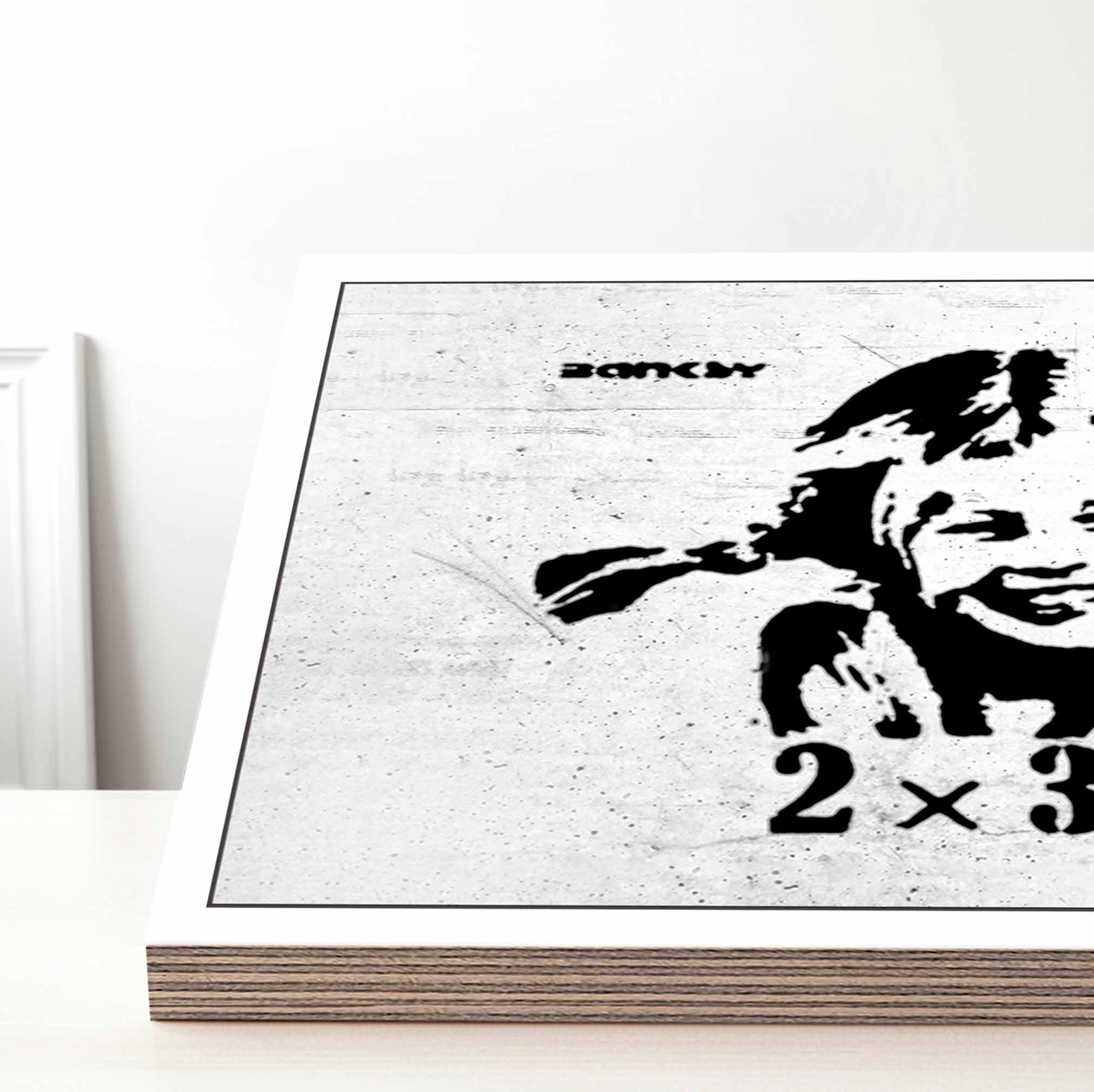 BANKSY -  Pipi Langstrumpf 2x3=4