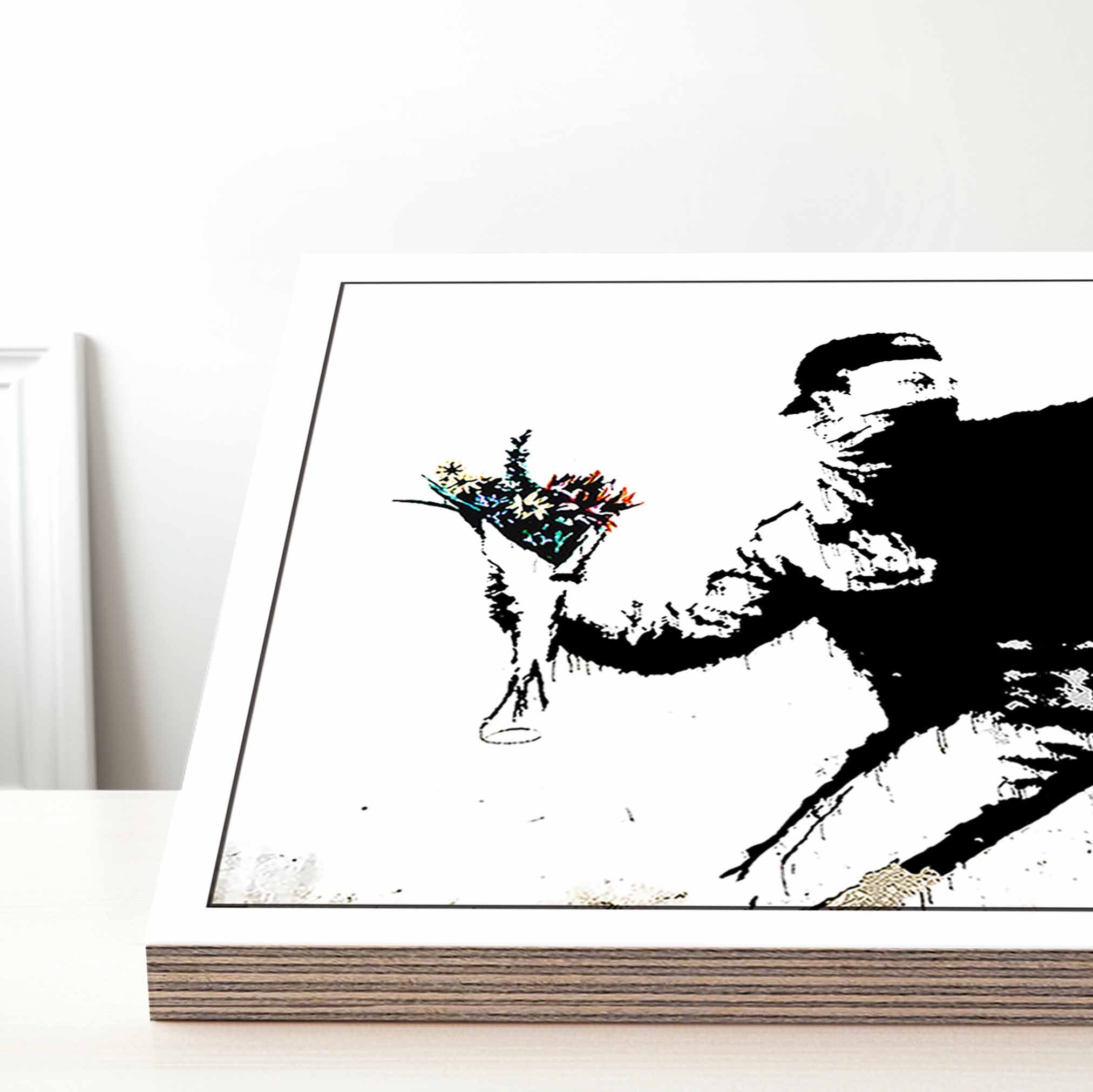 BANKSY - Flower Thrower