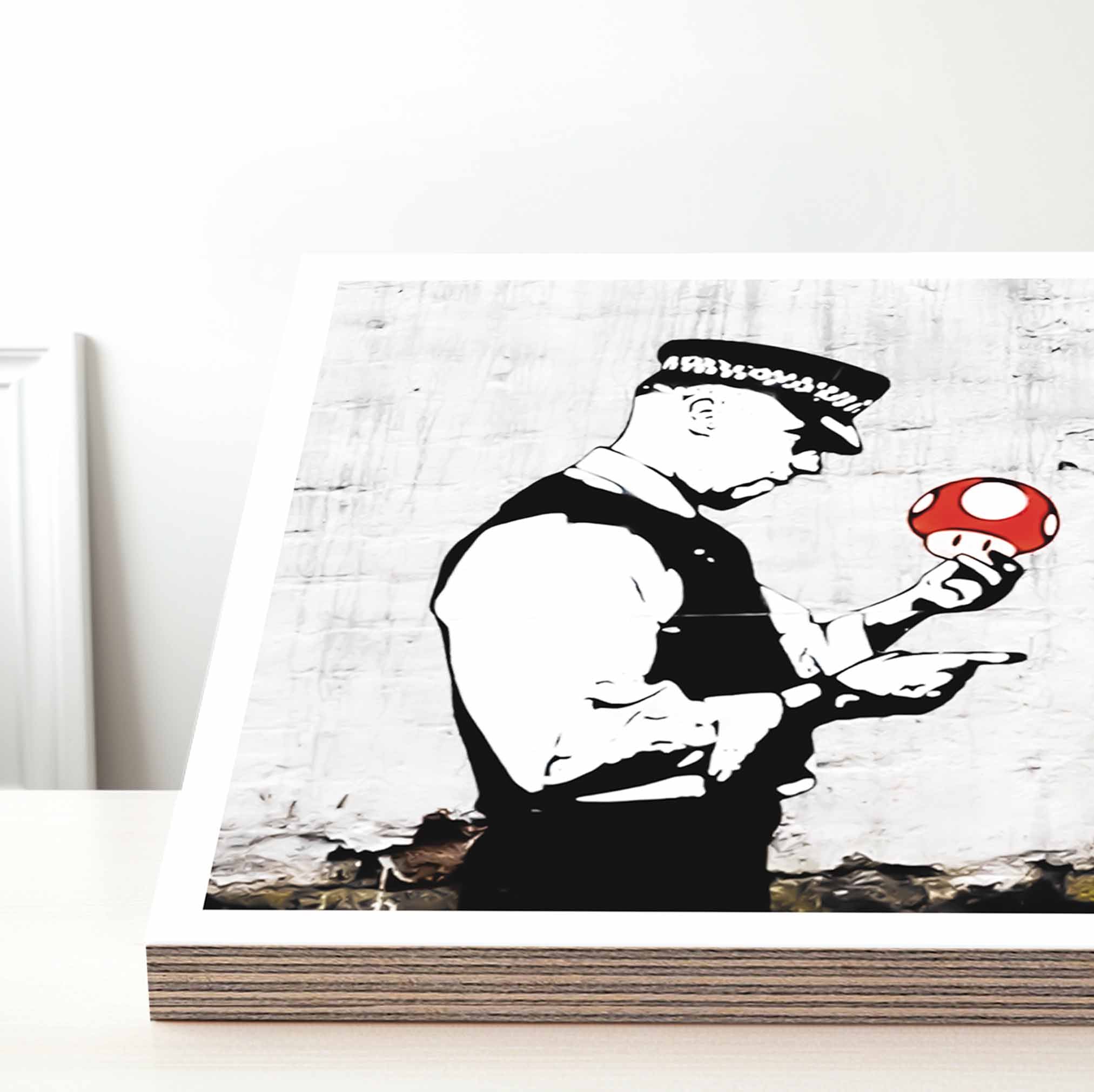 BANKSY - Super Mario Mushroom