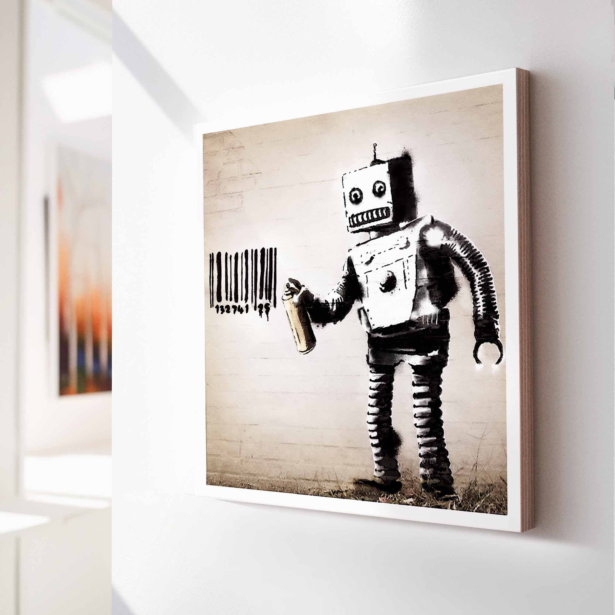 Banksy -  Barcode Robot