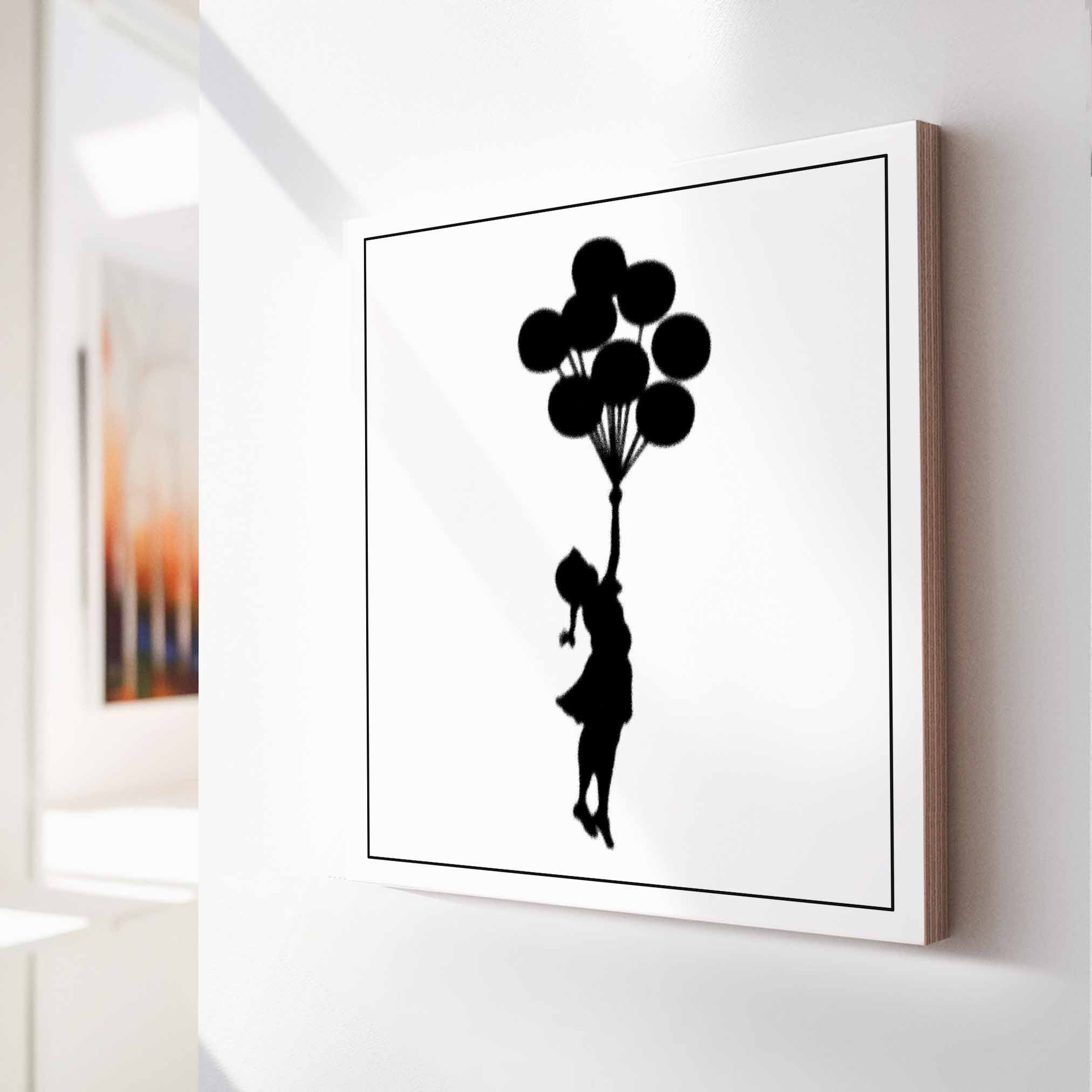 BANKSY - Flying Balloon Girl