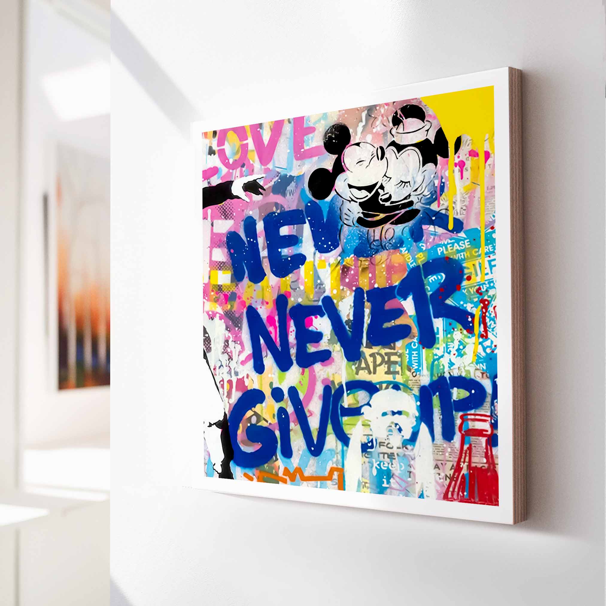 NEVER GIVE UP