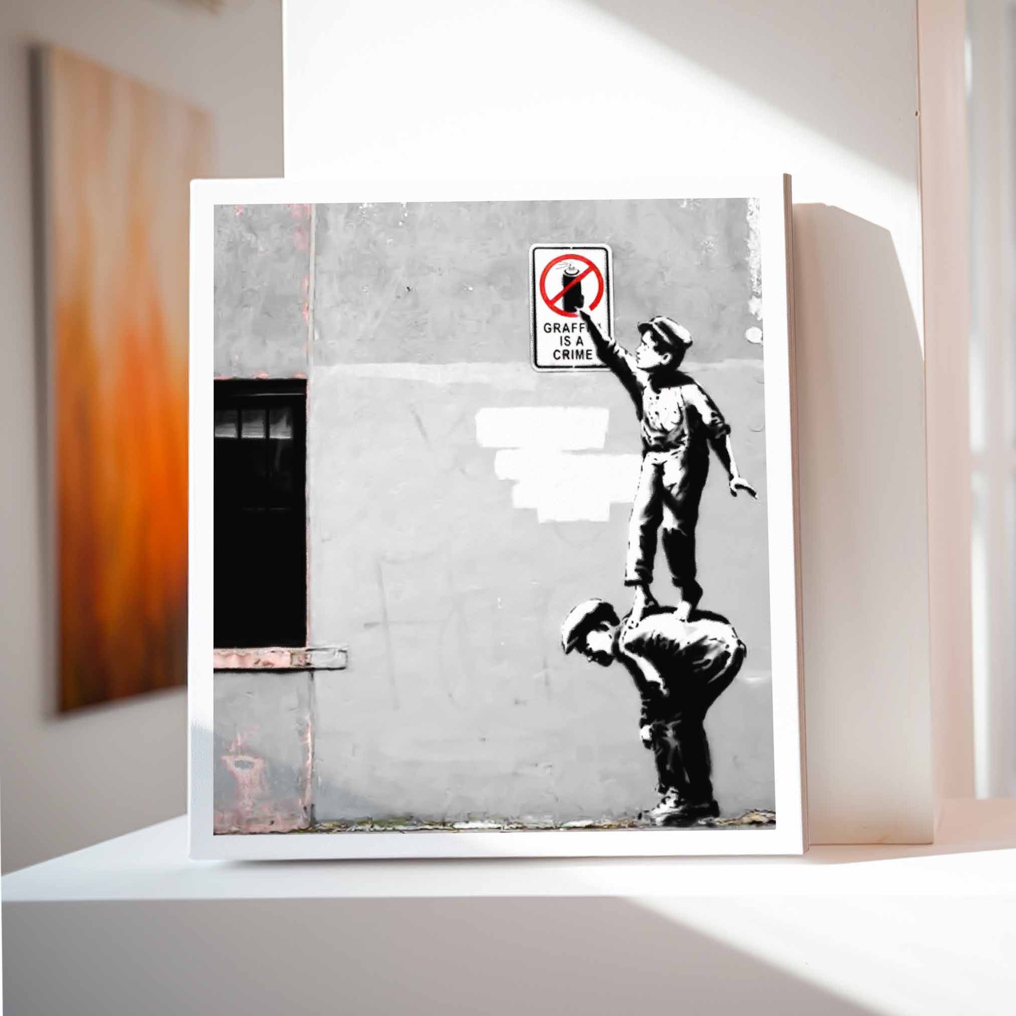 BANKSY - Graffiti is not a cr!me