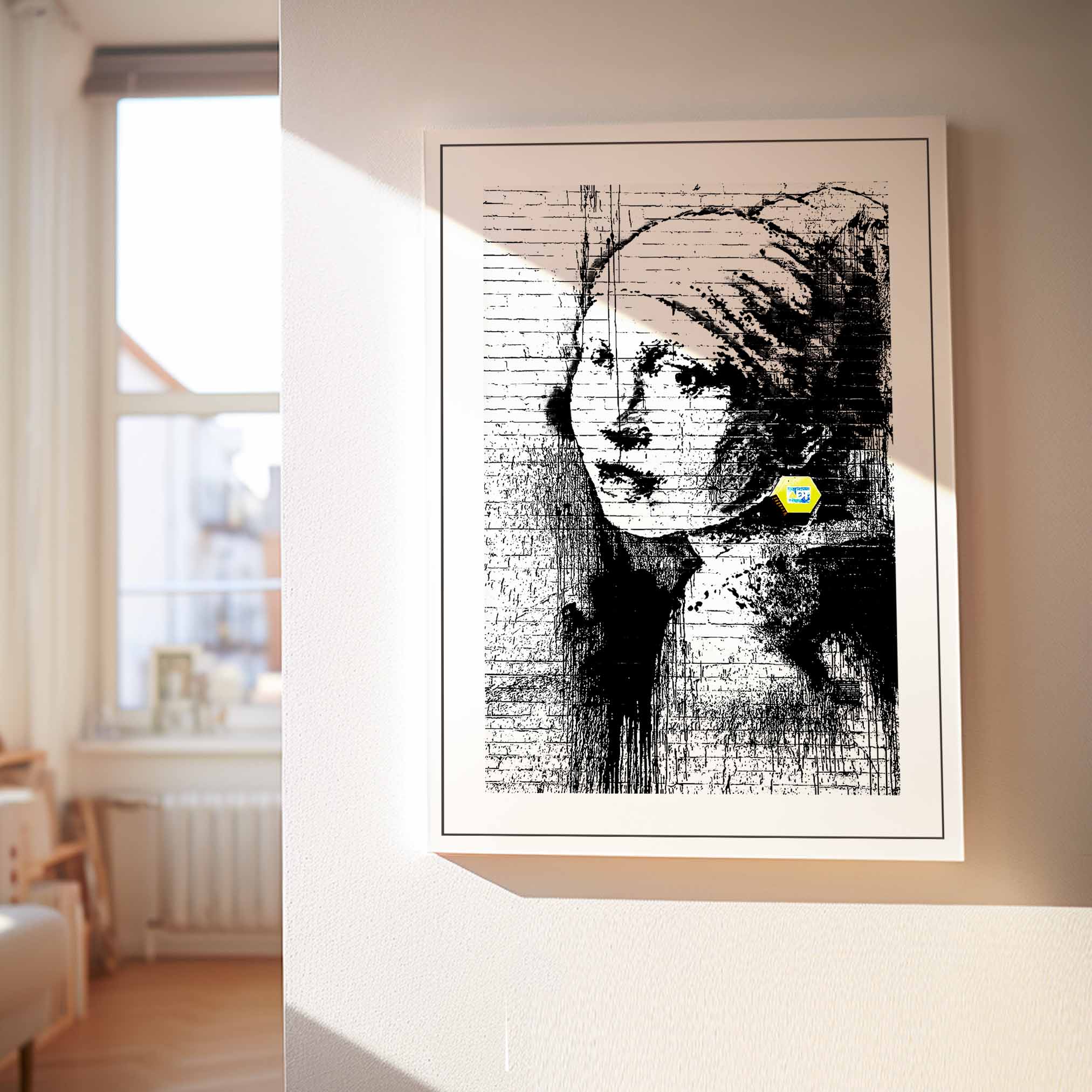 BANKSY - Girl with Pearls