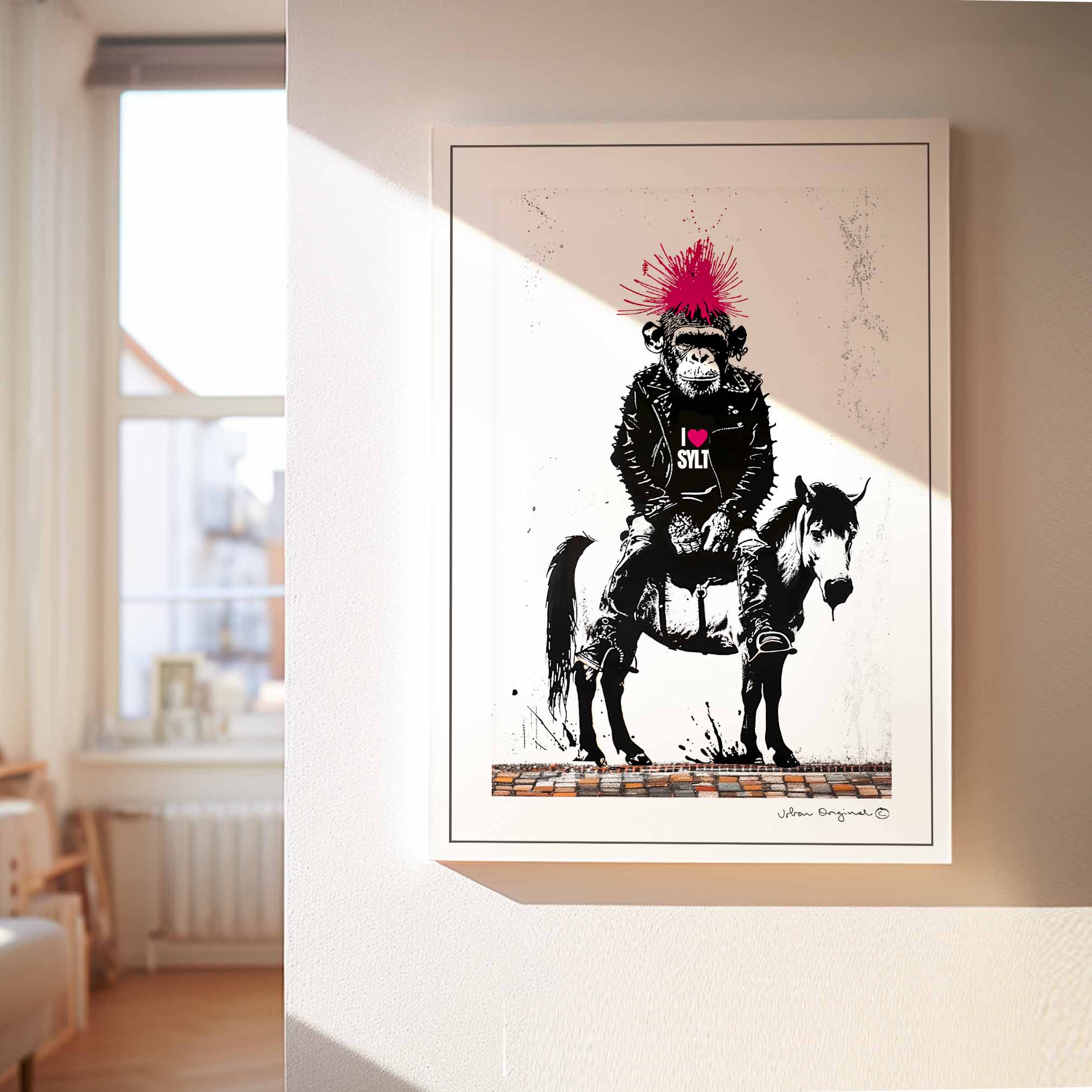Chimp on Pony