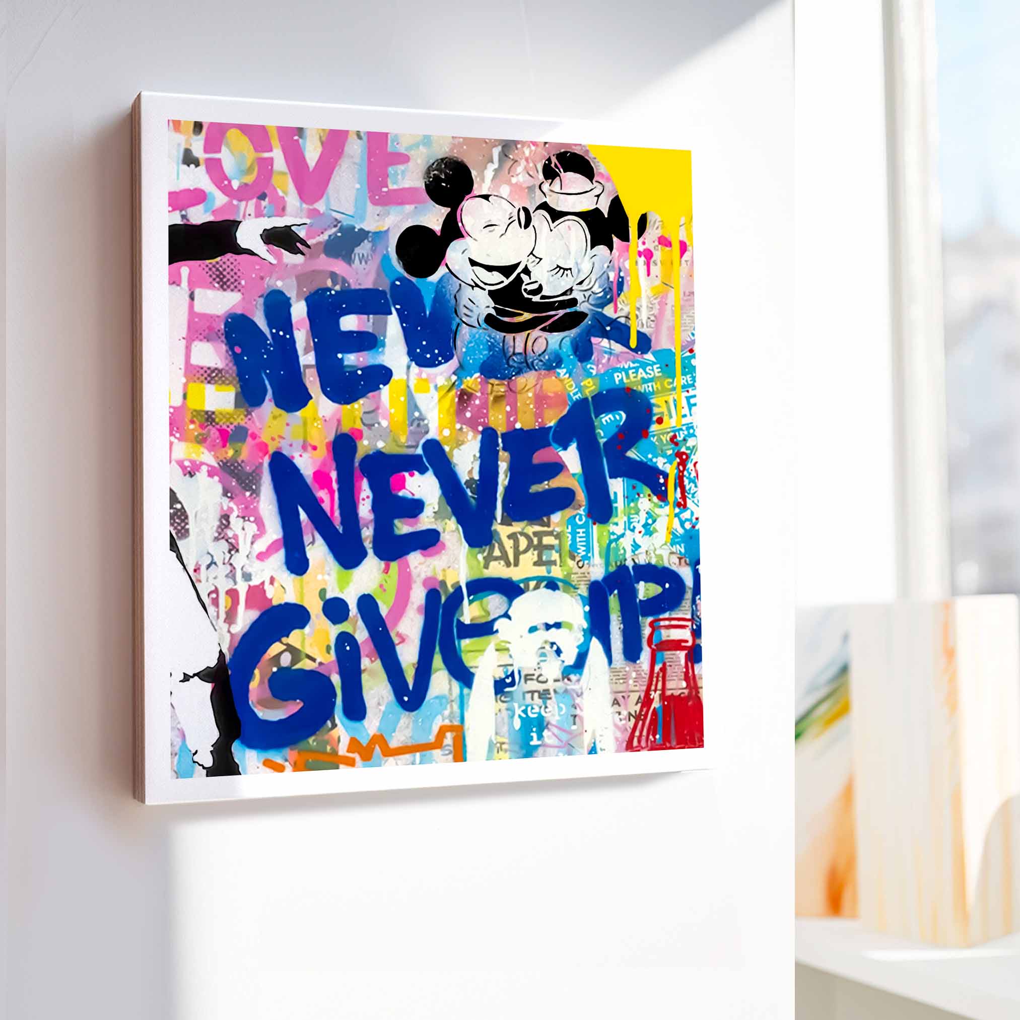 NEVER GIVE UP