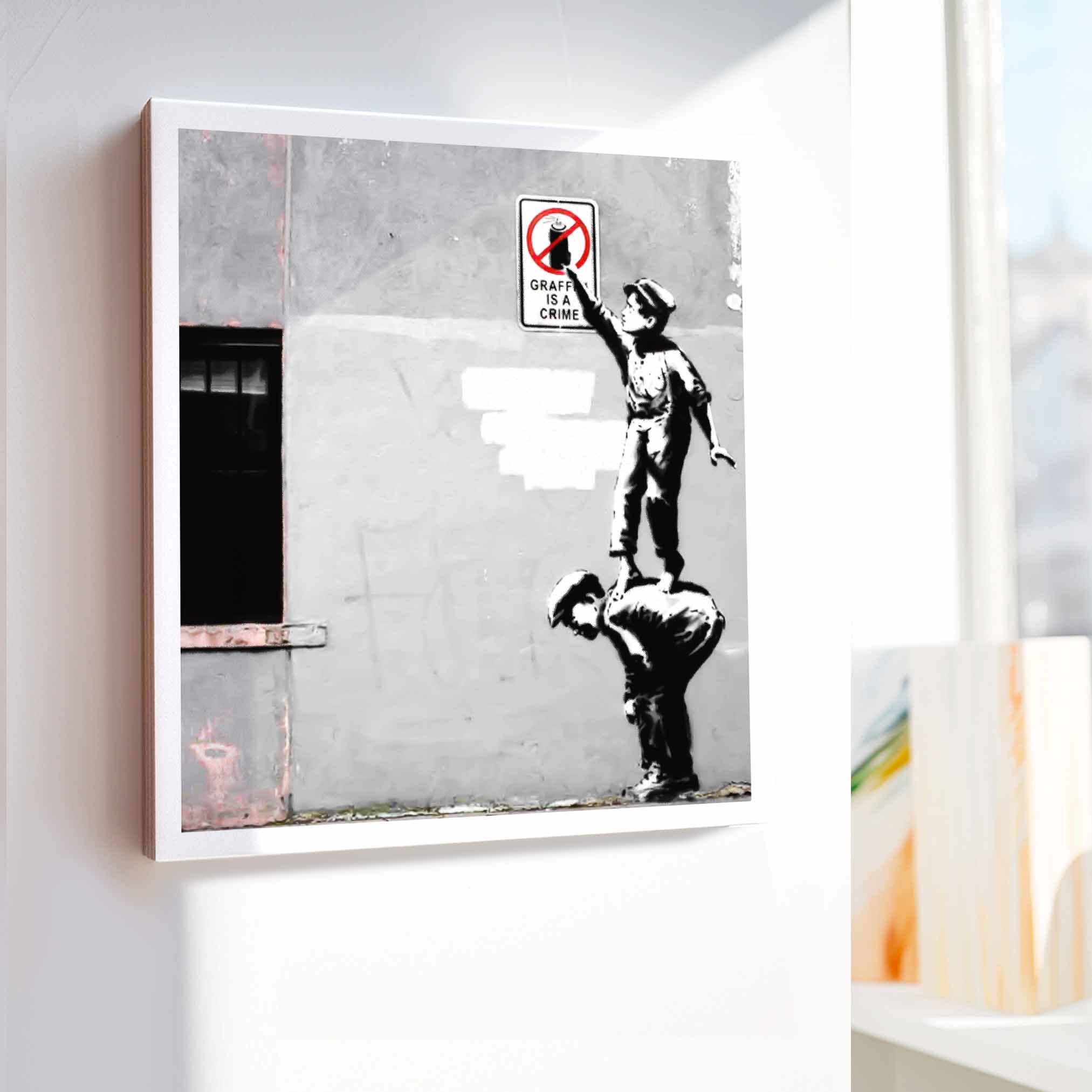 BANKSY - Graffiti is not a cr!me