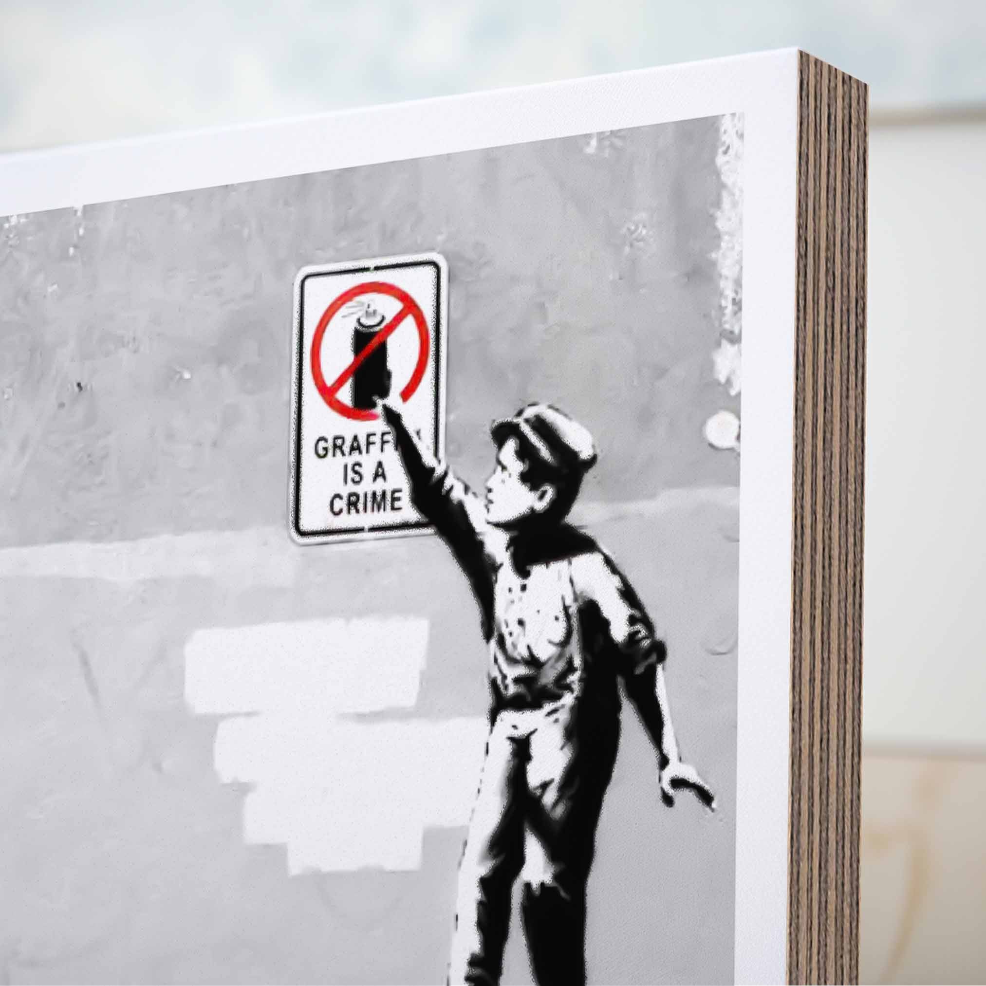 BANKSY - Graffiti is not a crime