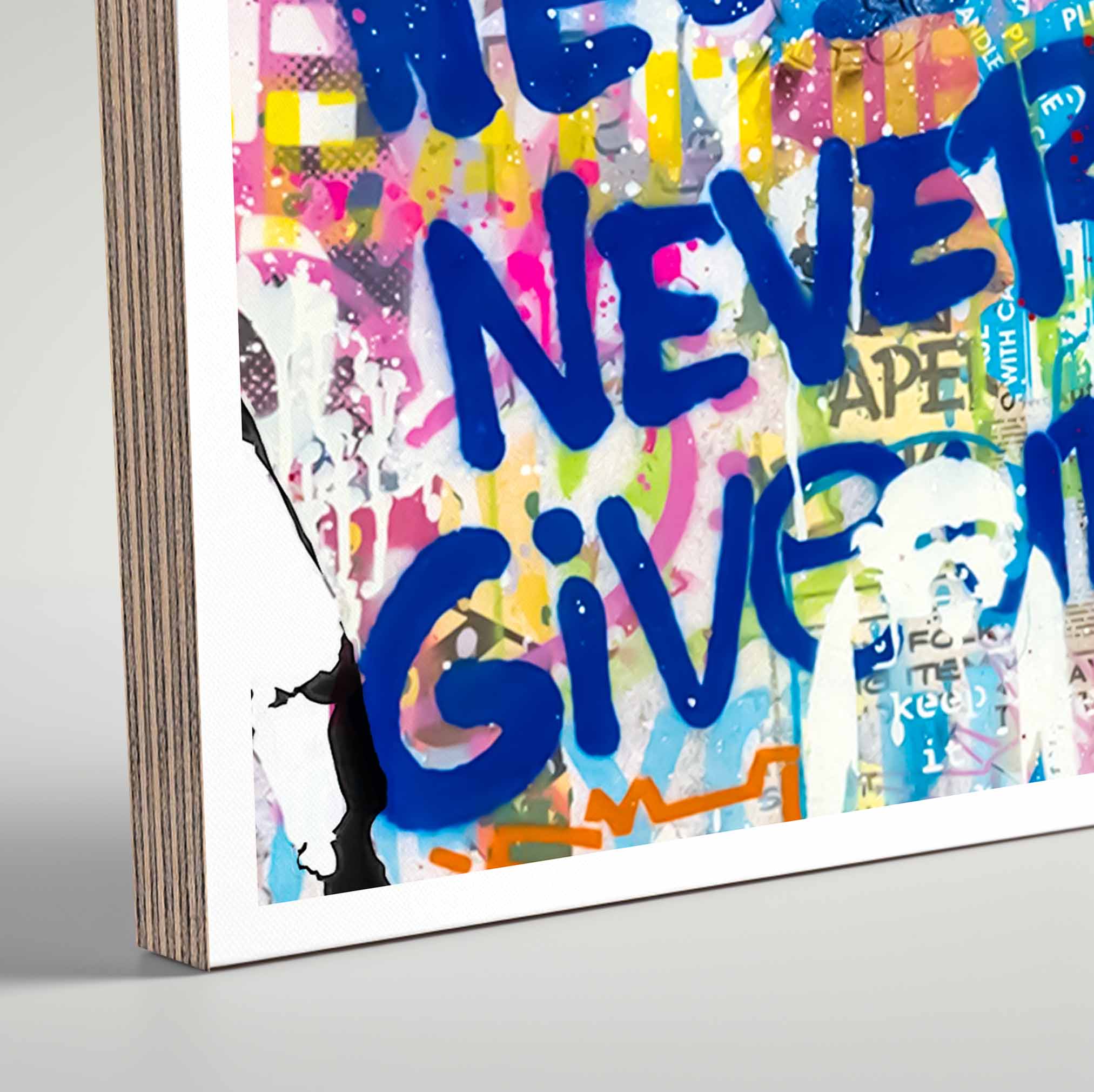 NEVER GIVE UP