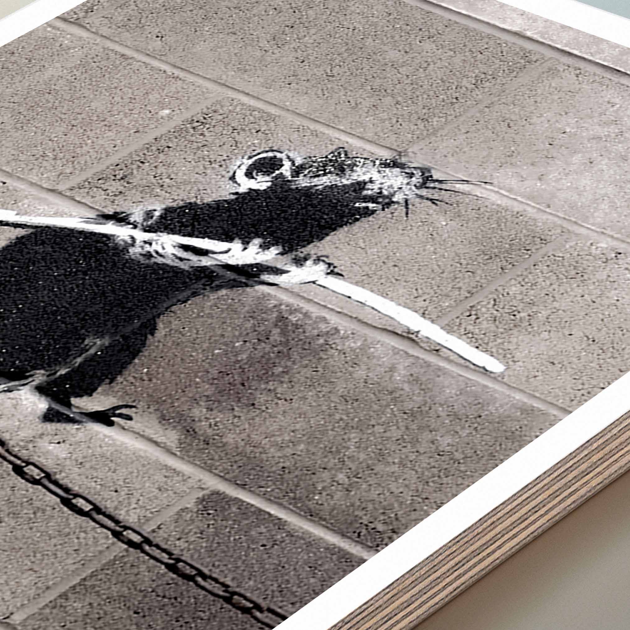 Banksy - Balancing Rat