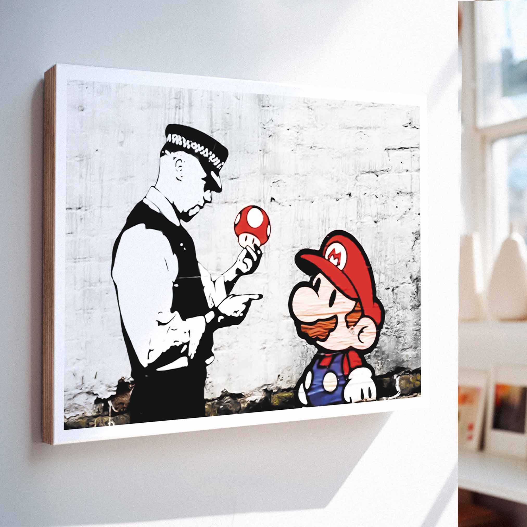 BANKSY - Super Mario Mushroom