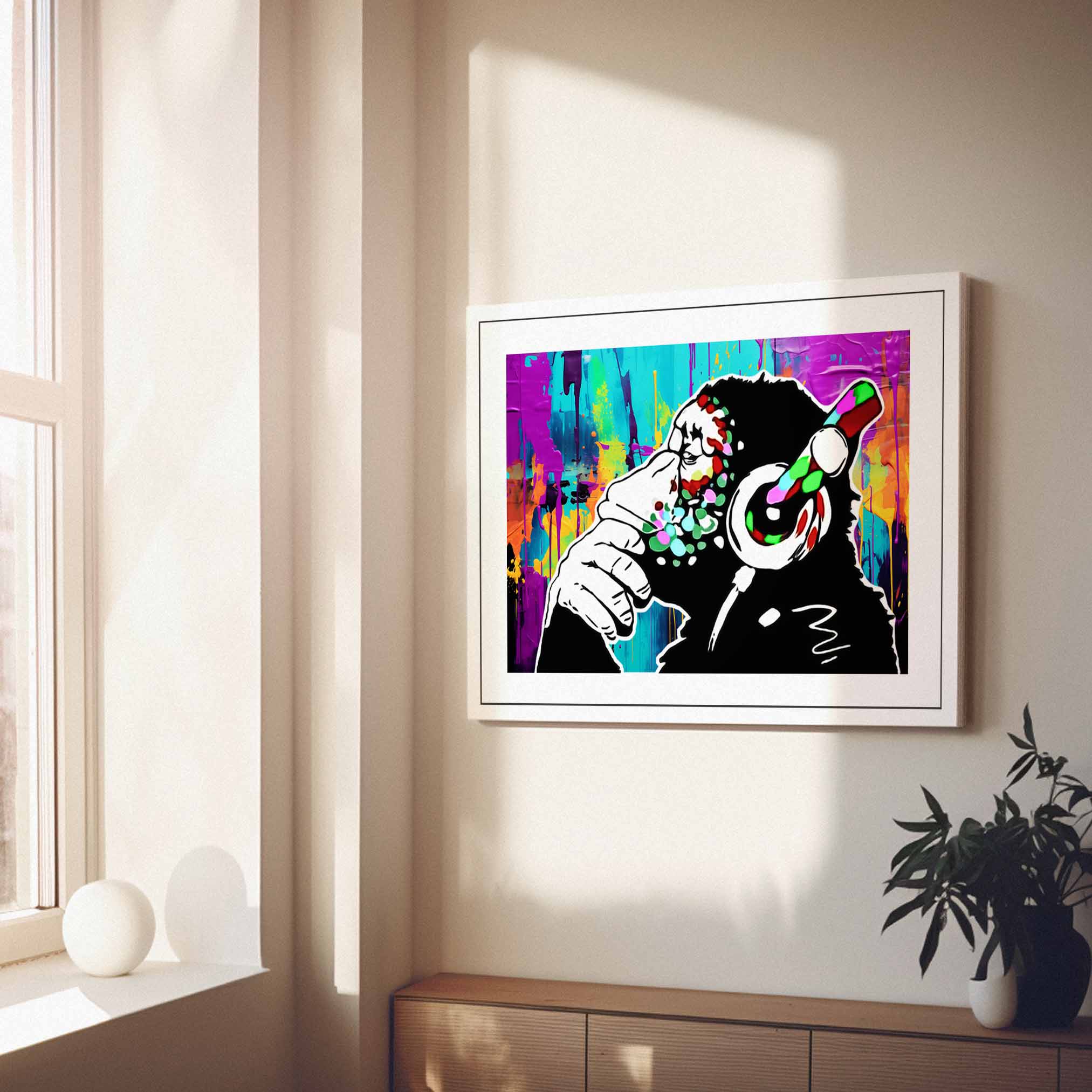 BANKSY - Thinking Ape