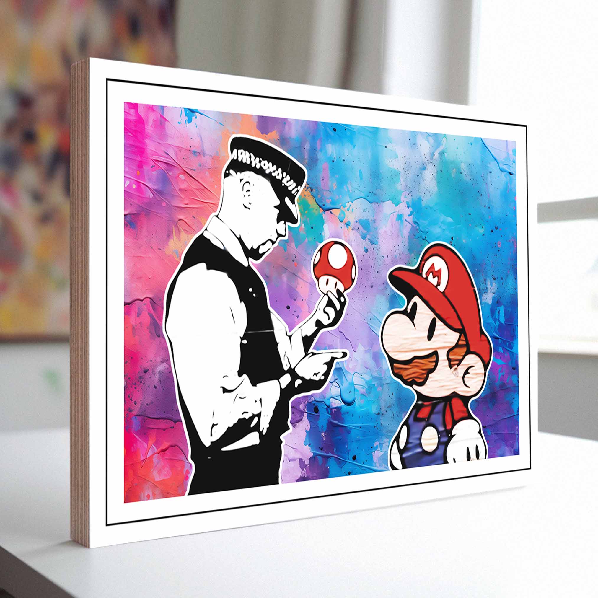 BANKSY - Mario Magic Mushroom