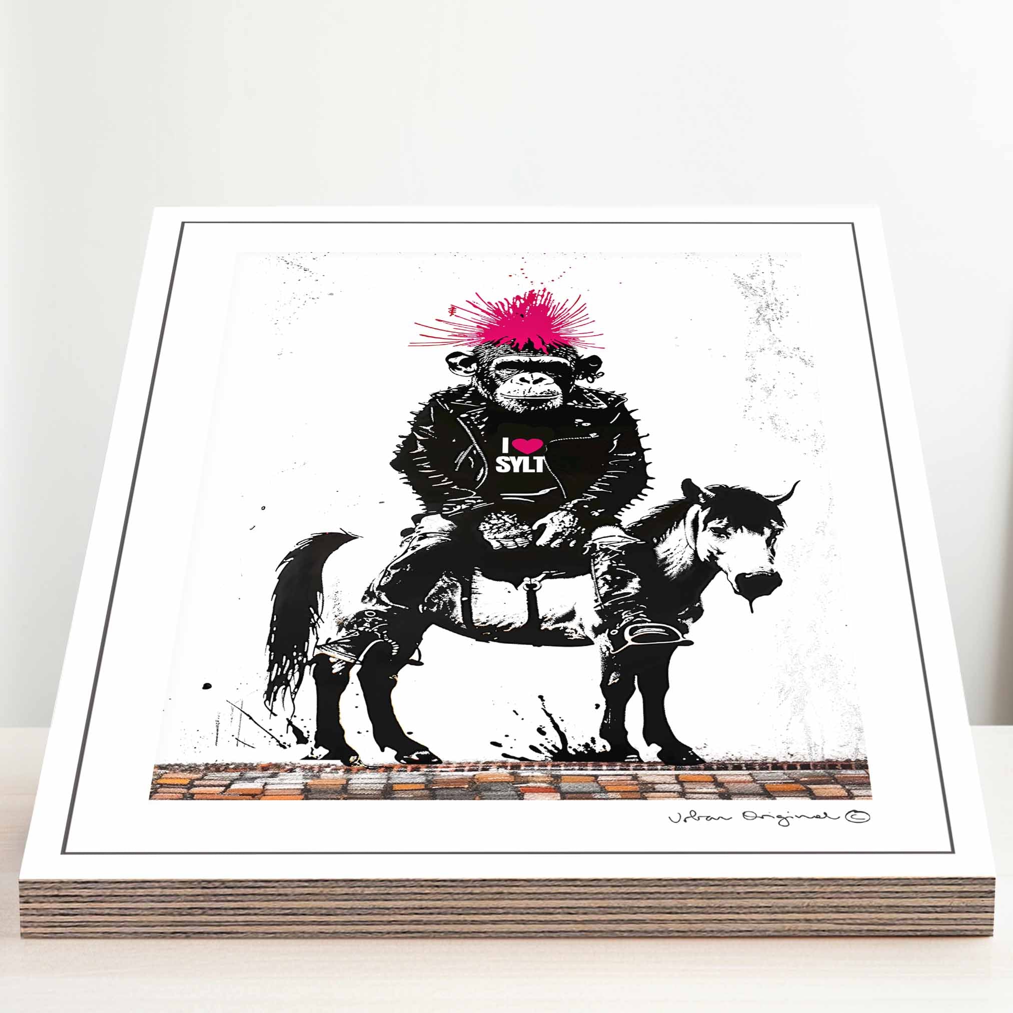Chimp on Pony
