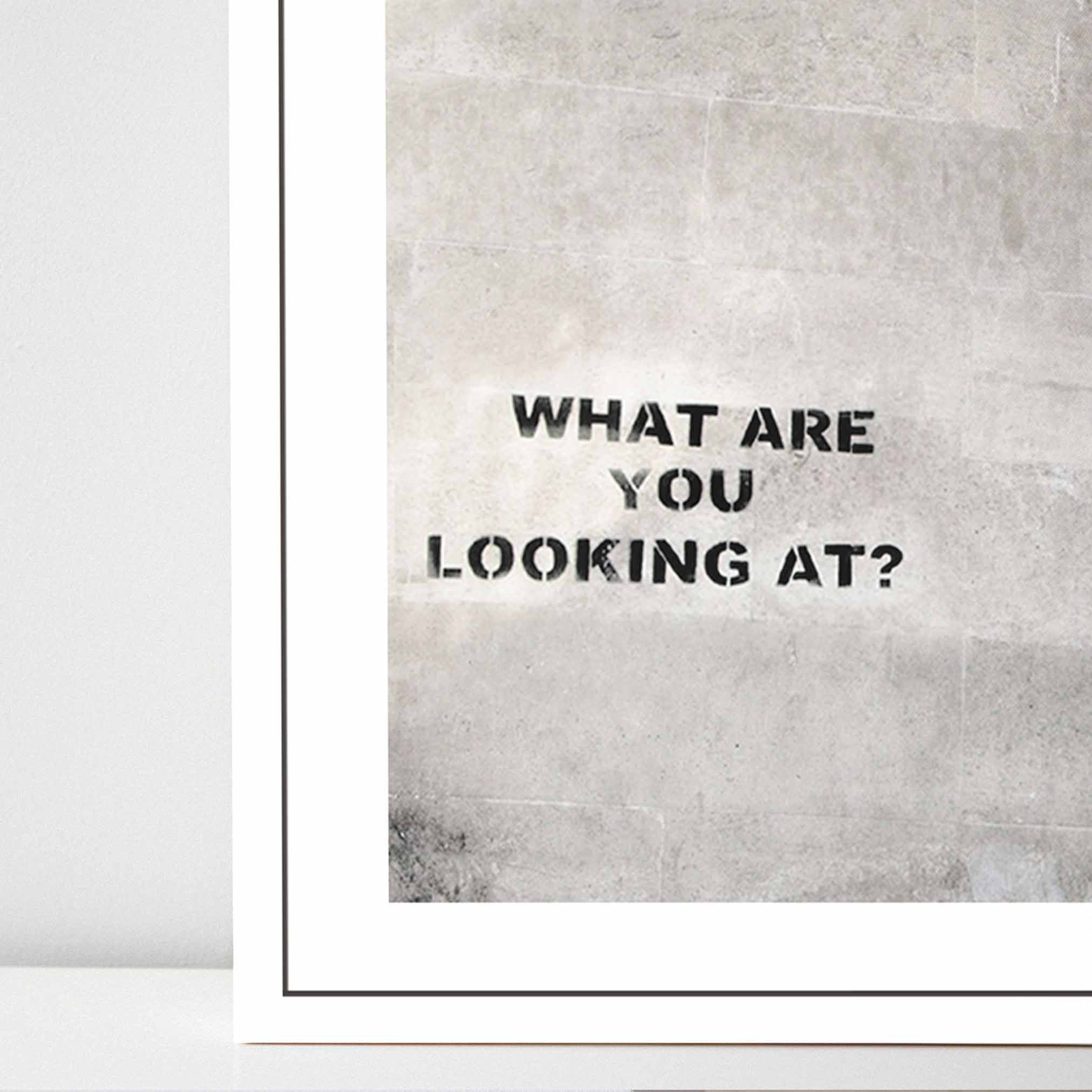 BANKSY - What are you looking at?