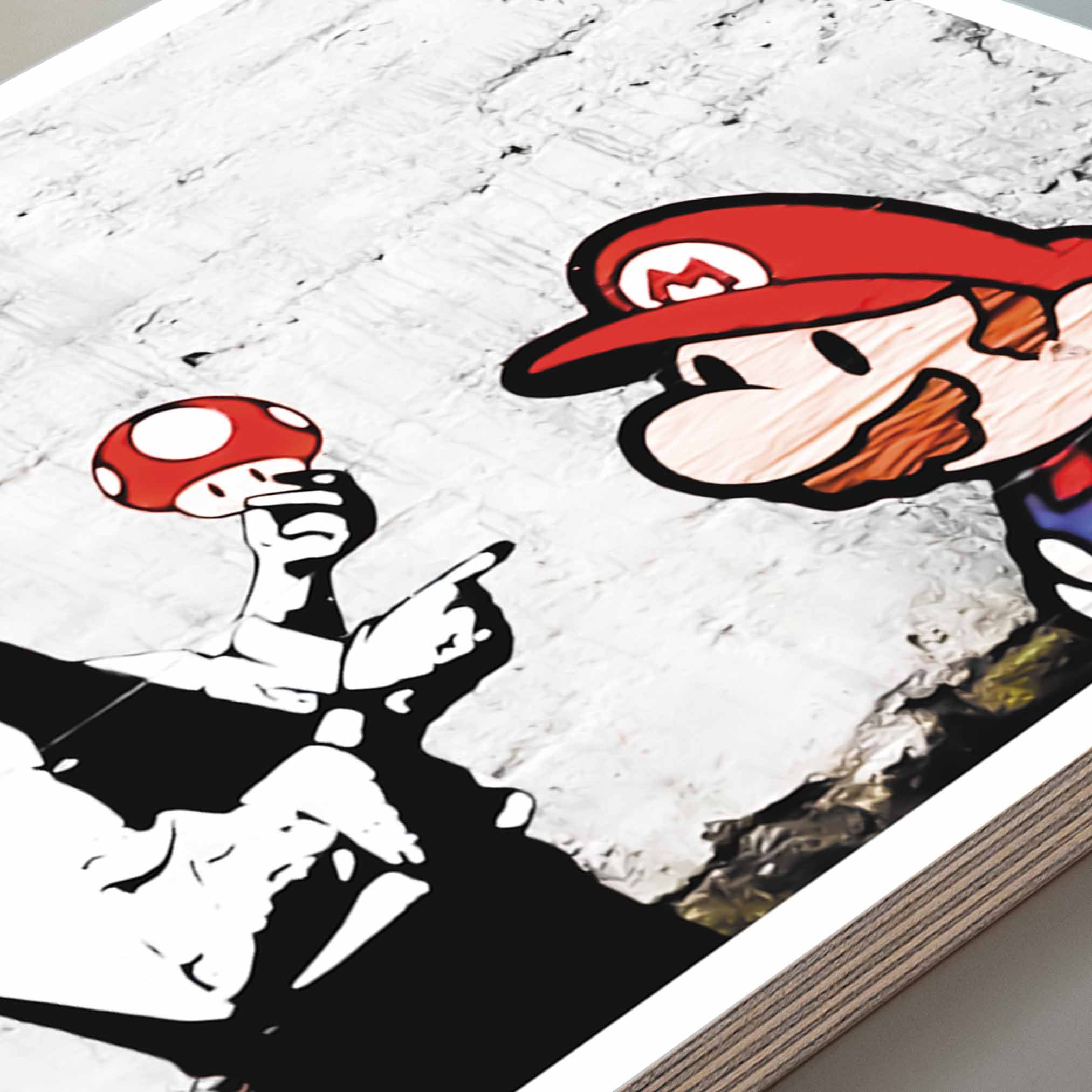 BANKSY - Super Mario Mushroom