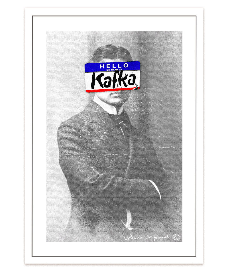 "KAFKA" - Ein Kunstwerk der Kombination von Fotografie und Streetart #A4 = 28x20 cm_exclude-this-tag