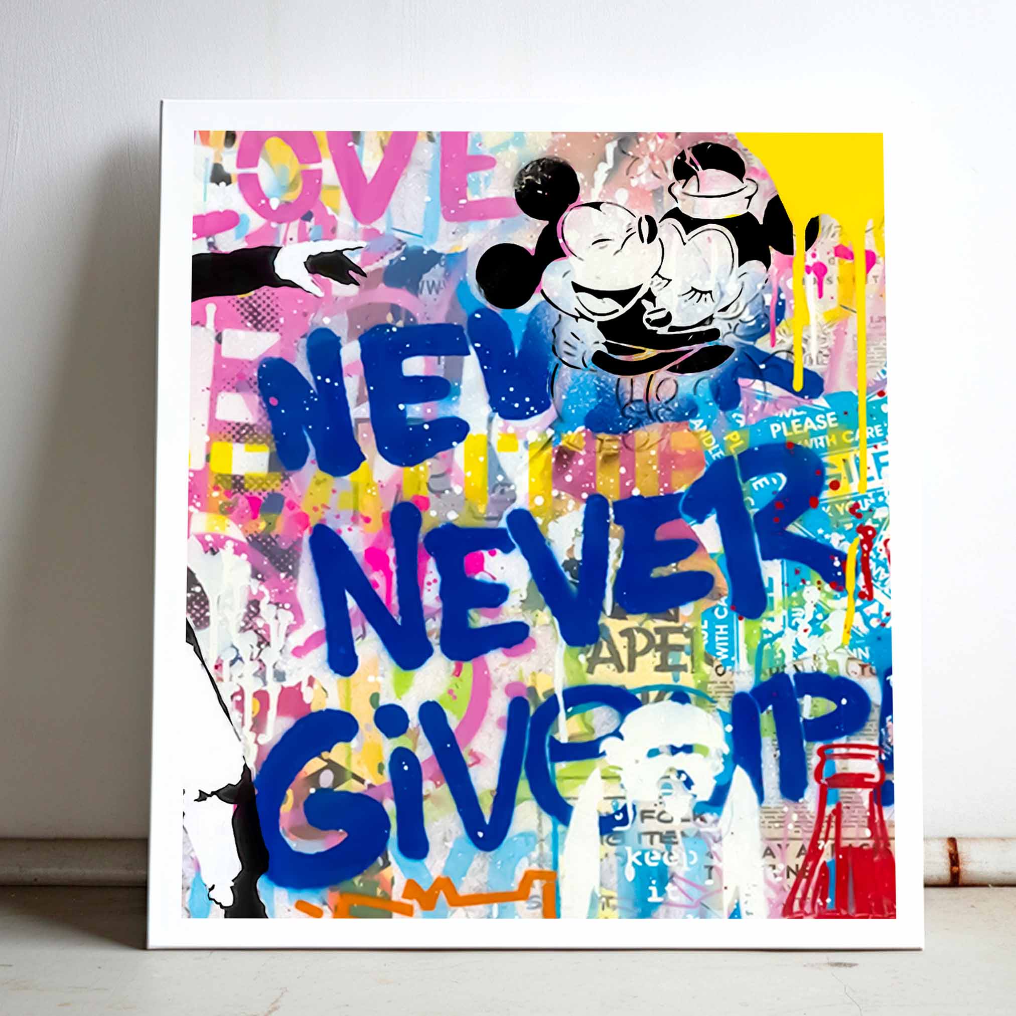 NEVER GIVE UP