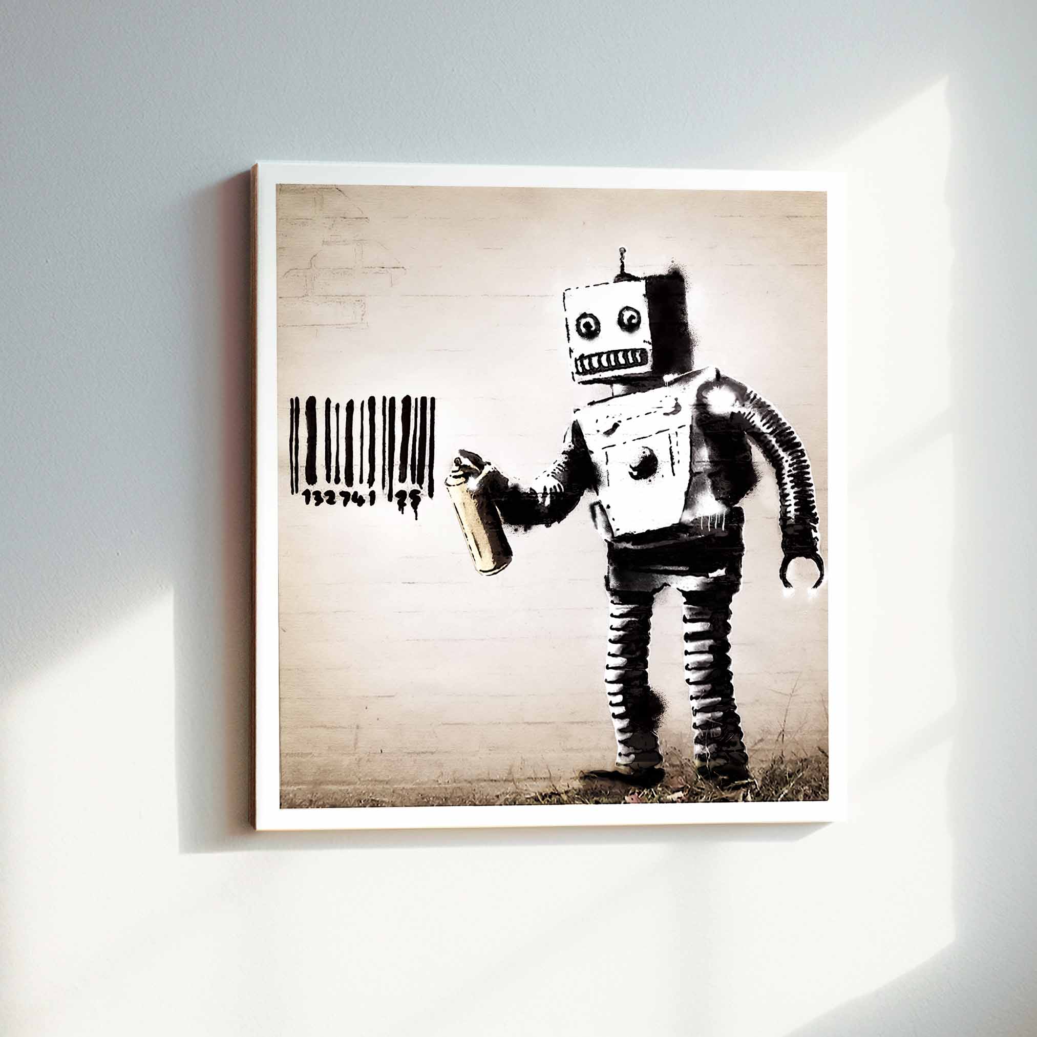 Banksy -  Barcode Robot