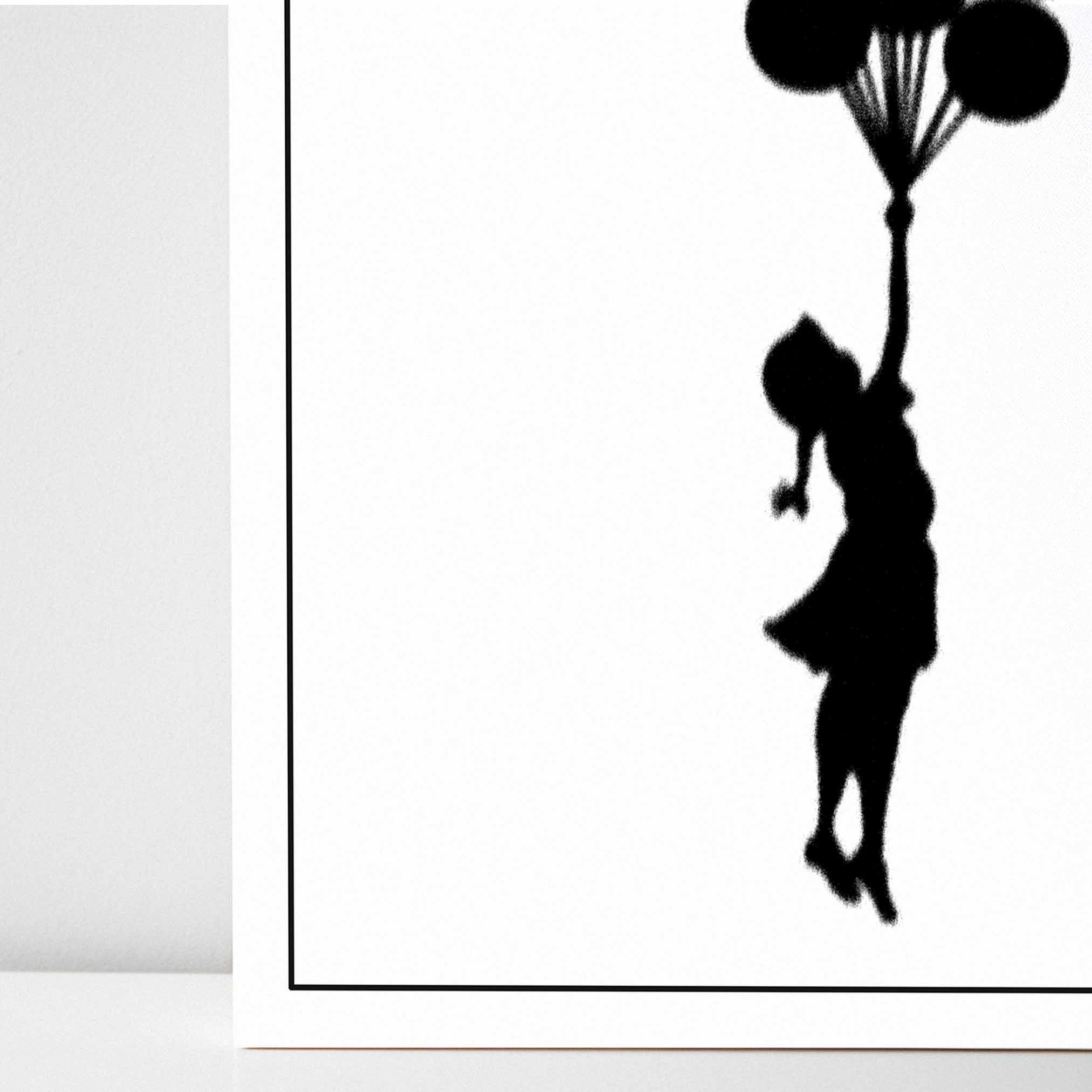 BANKSY - Flying Balloon Girl