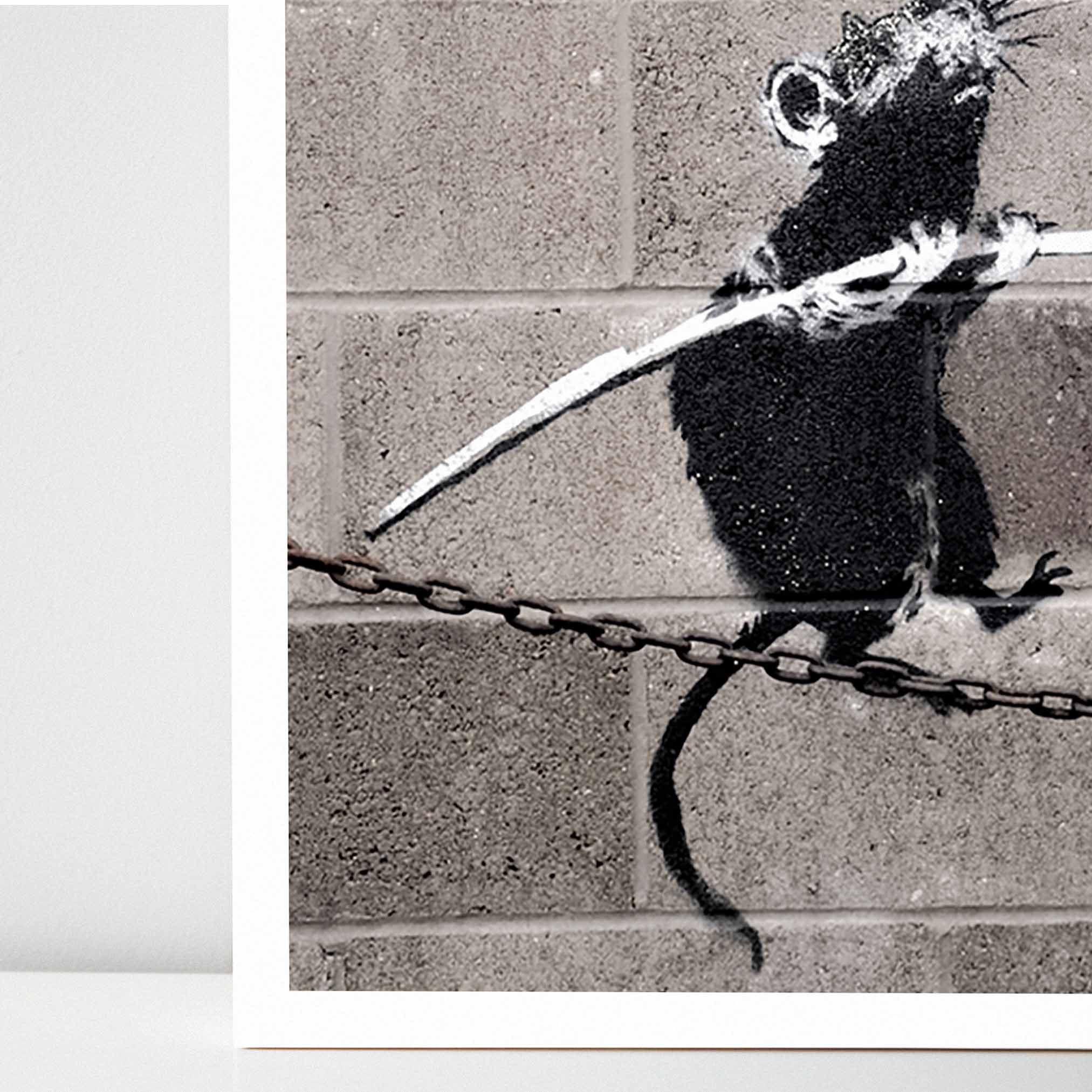 Banksy - Balancing Rat