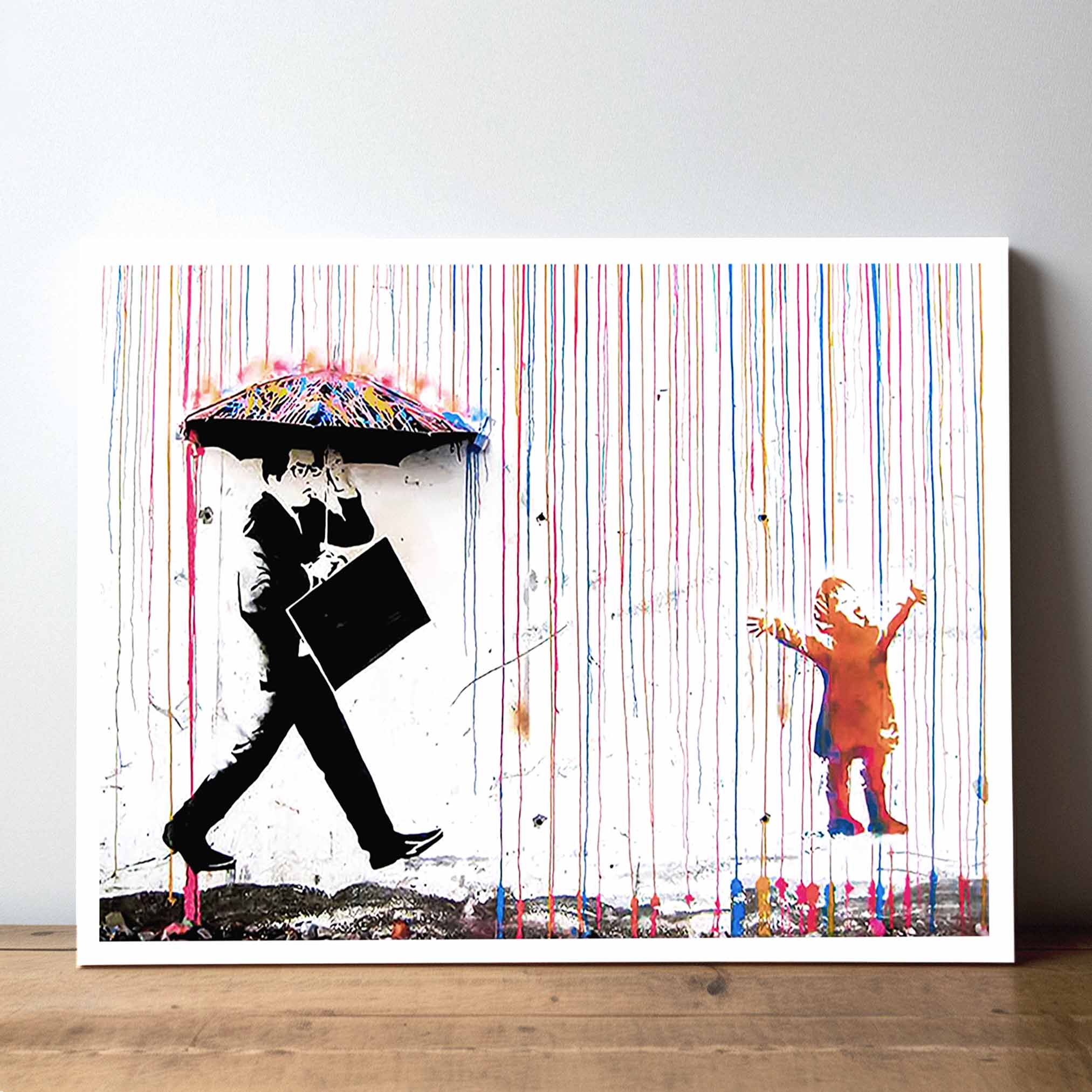 Banksy - Colored Rain
