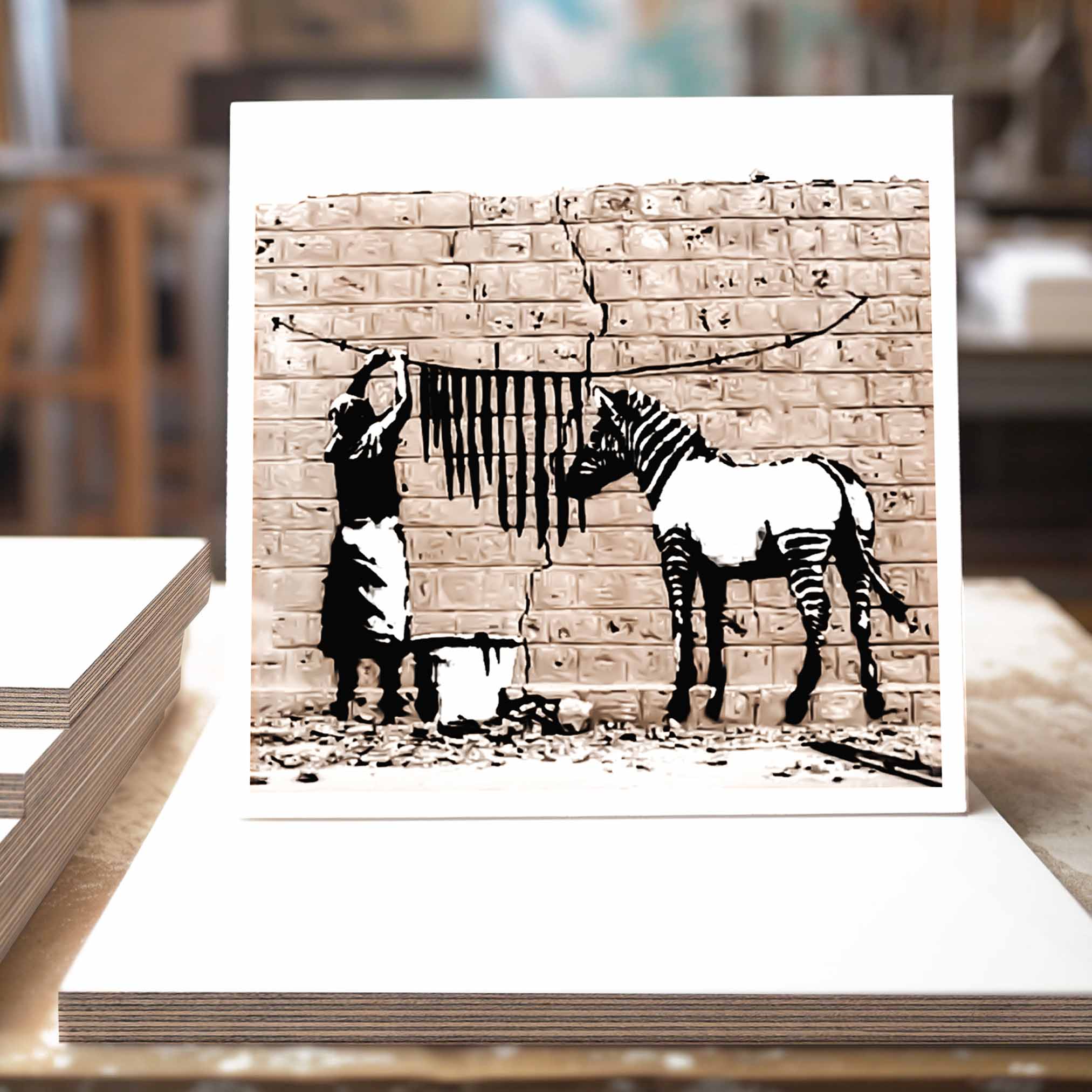 BANKSY - Zebra