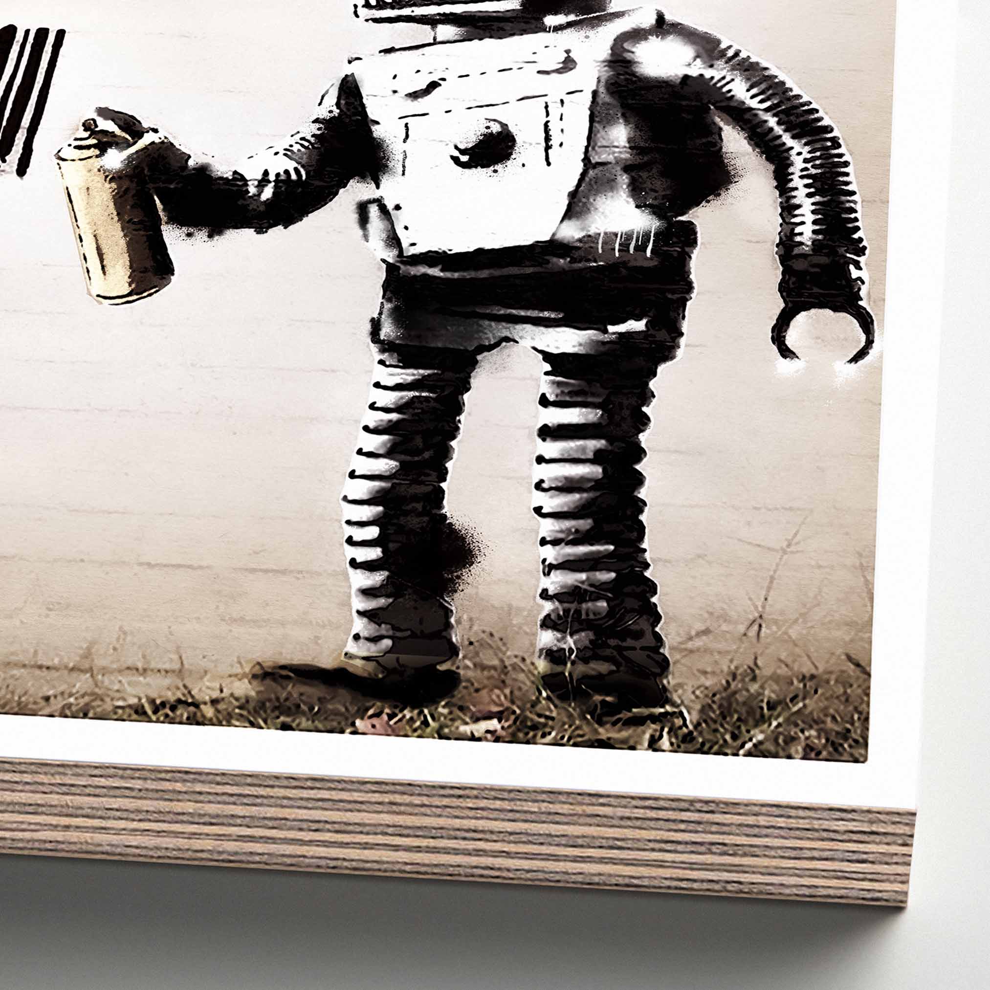 Banksy -  Barcode Robot