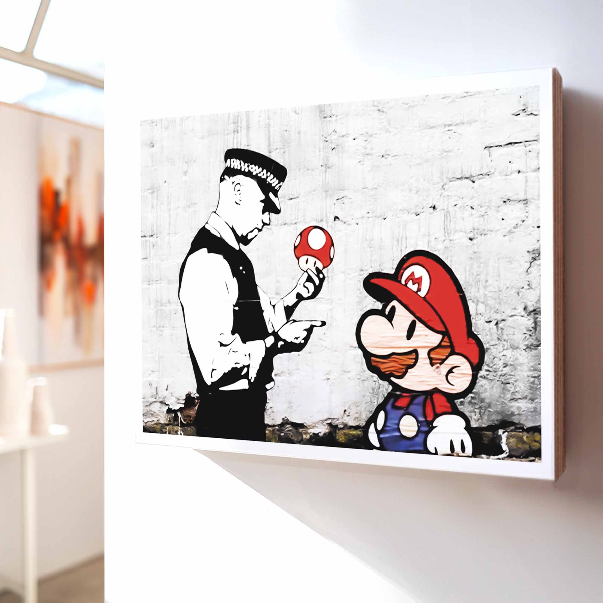 BANKSY - Super Mario Mushroom