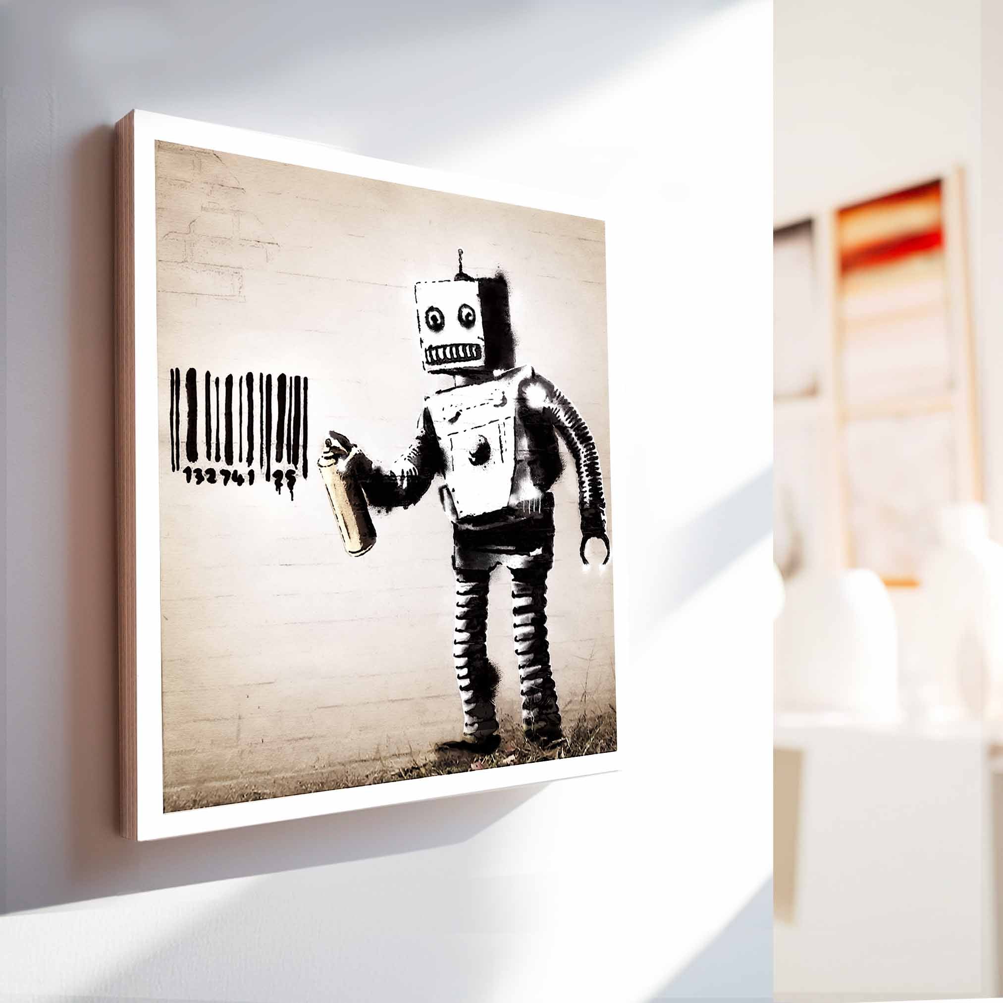 Banksy -  Barcode Robot