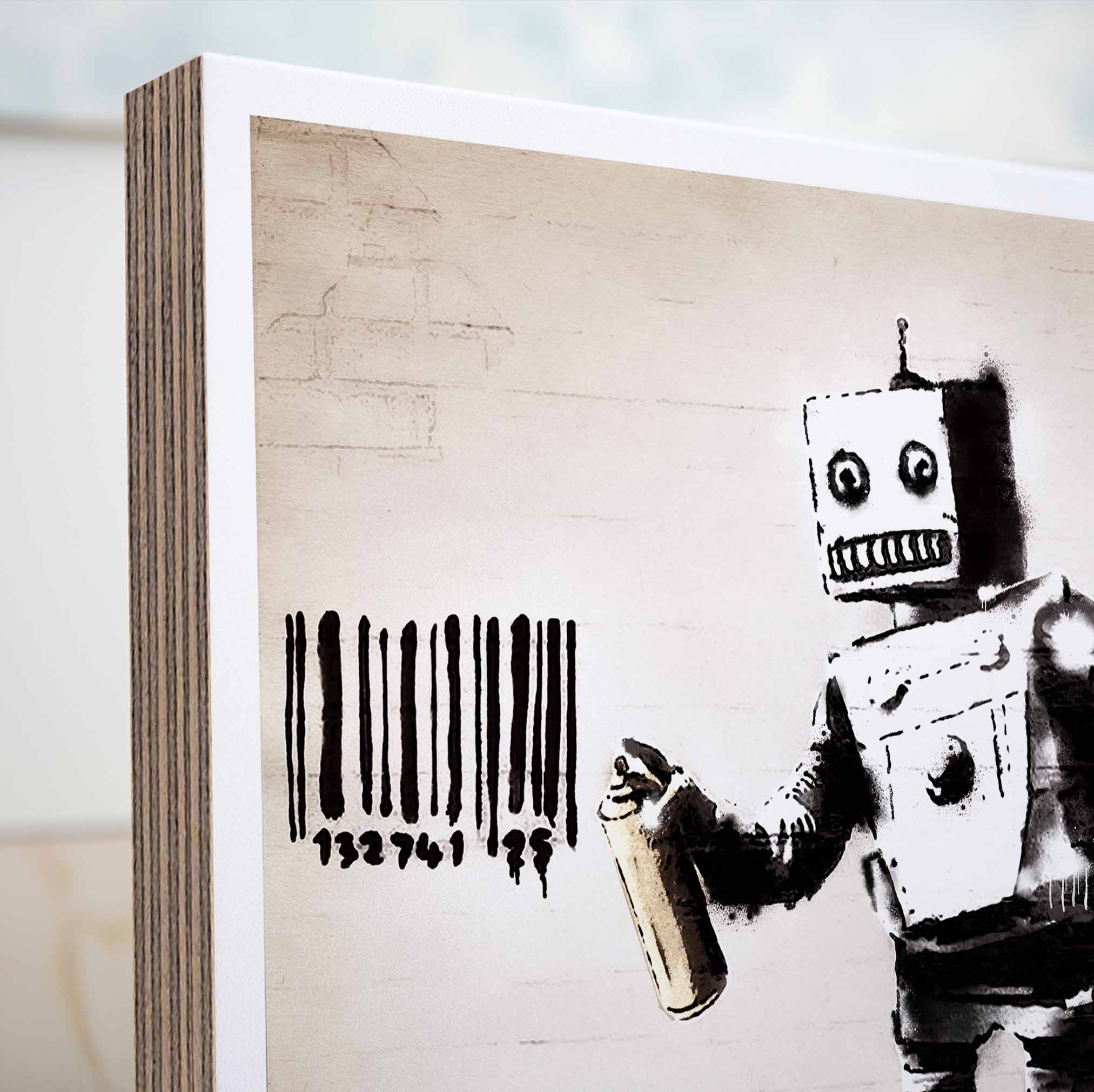 Banksy -  Barcode Robot