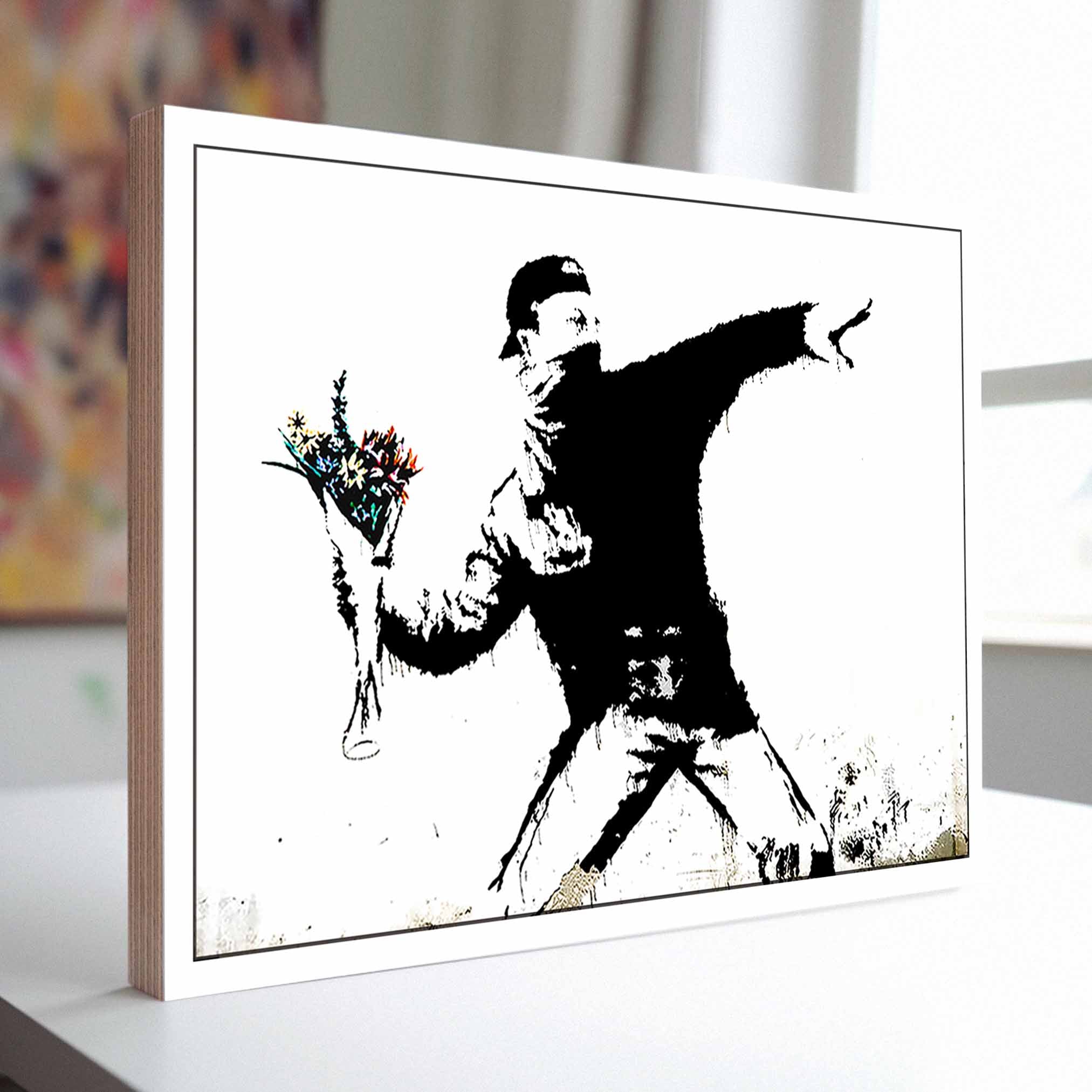 BANKSY - Flower Thrower