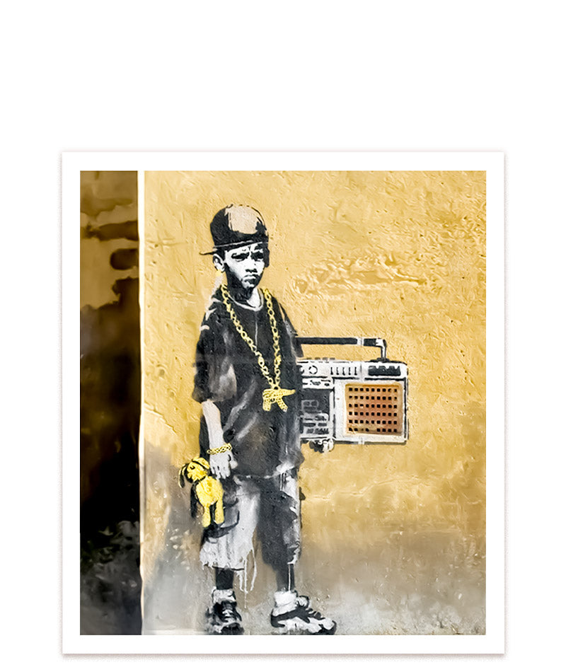 Banksys B-Boy als beeindruckendes Kunstwerk	#Klein = 23x20 cm_exclude-this-tag