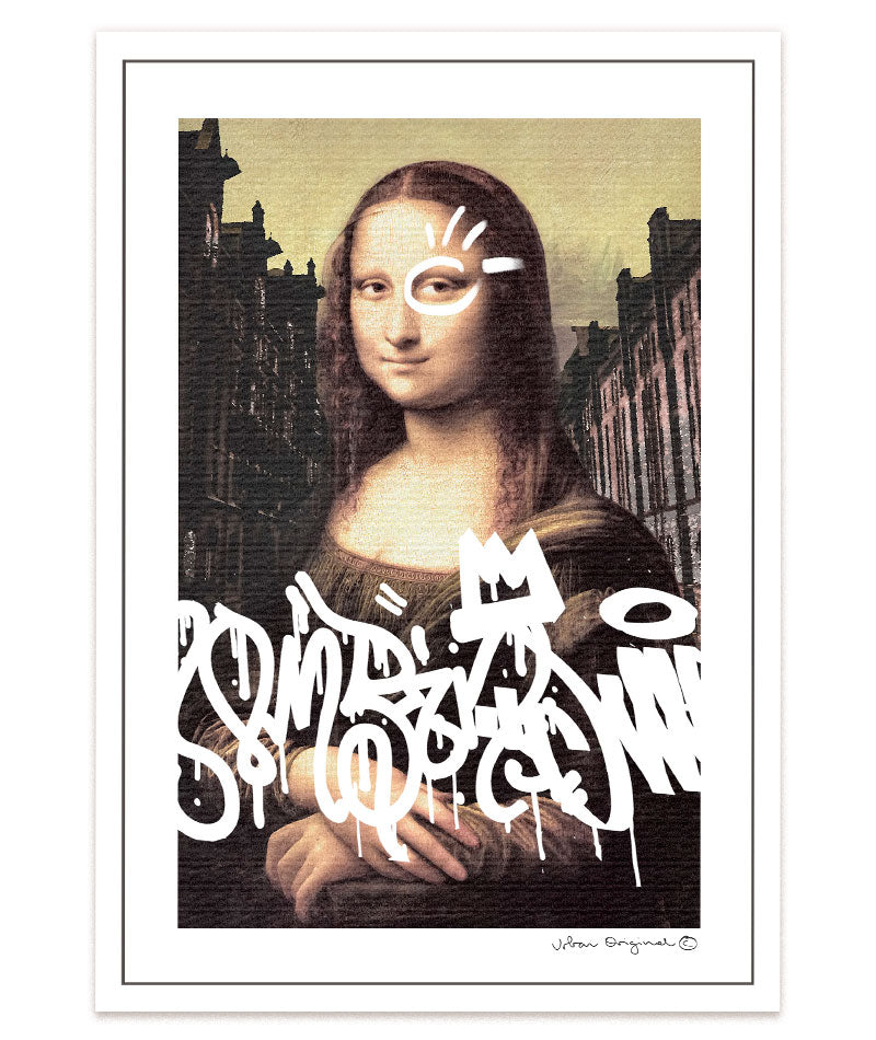 Mona Lisa No.1: Ein moderner Blick auf ein klassisches Kunstwerk #A4 = 28x20 cm_exclude-this-tag
